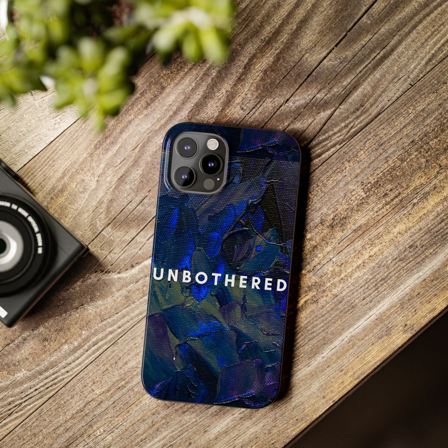 Unbothered Slim Phone Case - Stylish Accessory for Trendsetters, Gift for Minimalists, Phone Protector