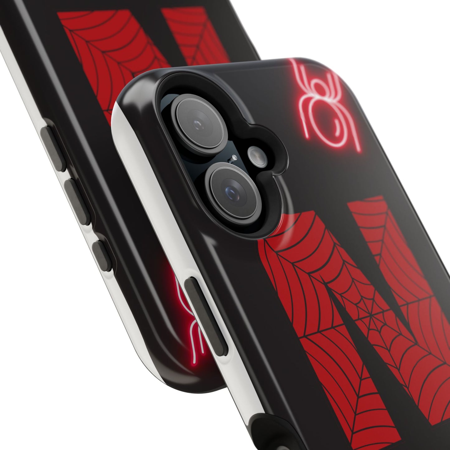 Spider-Design Impact Case for Netflix Lovers, Phone Cover, Gift for Movie Buffs, Halloween Accessory, Unique Phone Protector