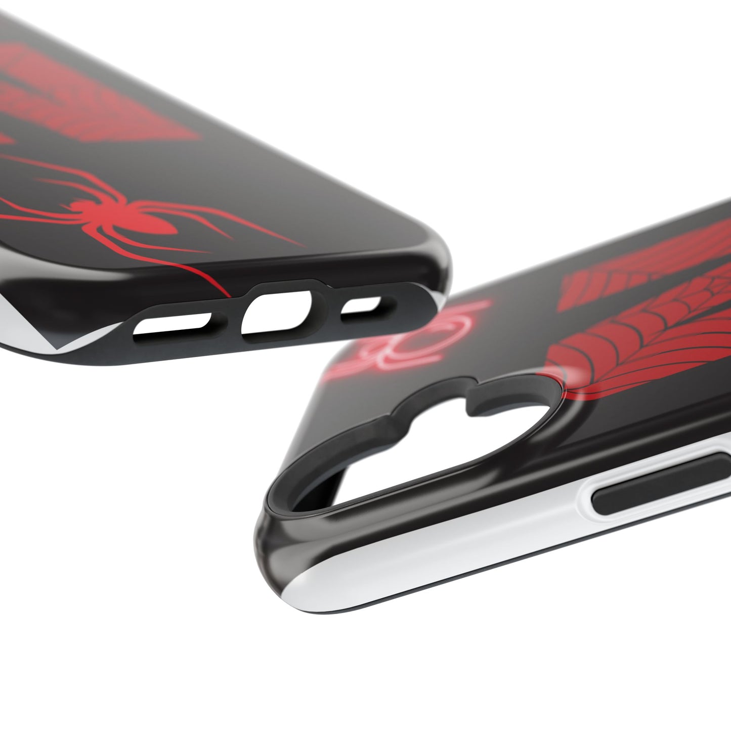 Spider-Design Impact Case for Netflix Lovers, Phone Cover, Gift for Movie Buffs, Halloween Accessory, Unique Phone Protector