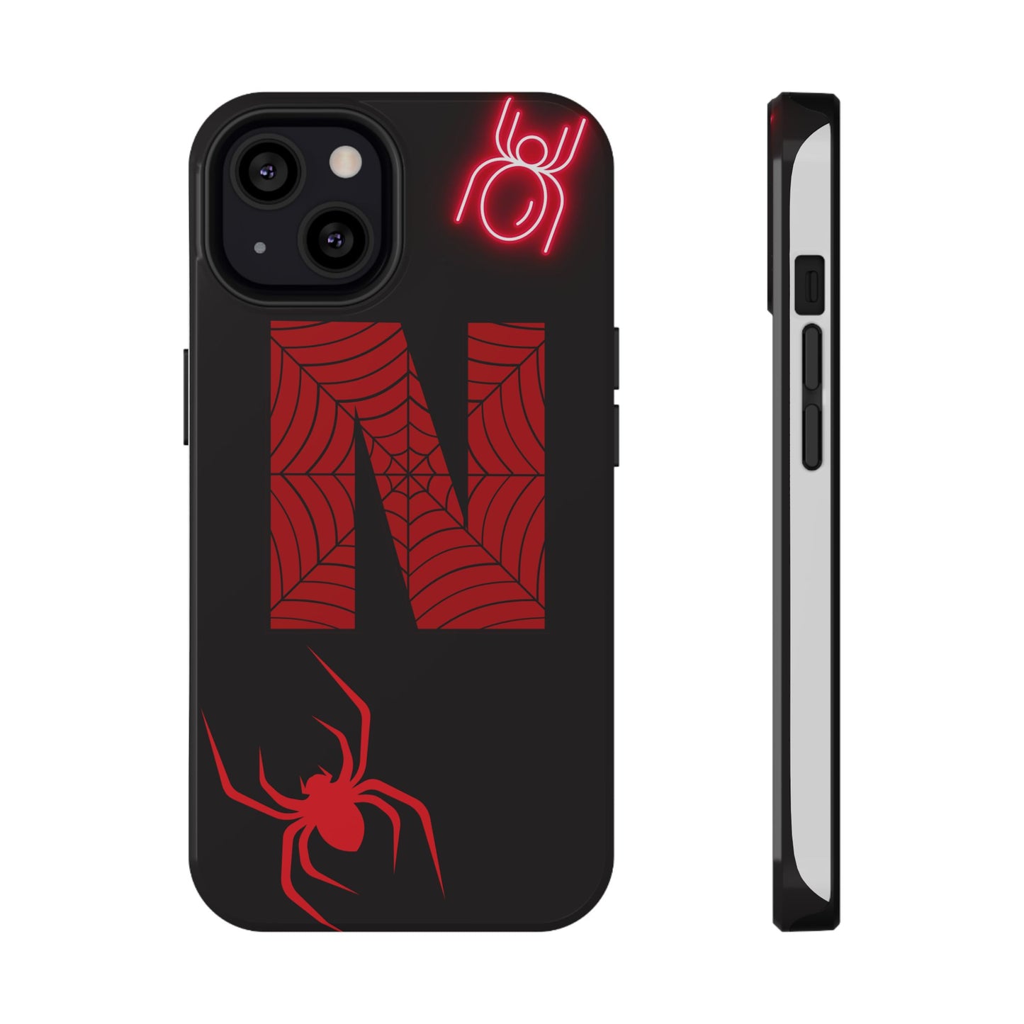 Spider-Design Impact Case for Netflix Lovers, Phone Cover, Gift for Movie Buffs, Halloween Accessory, Unique Phone Protector