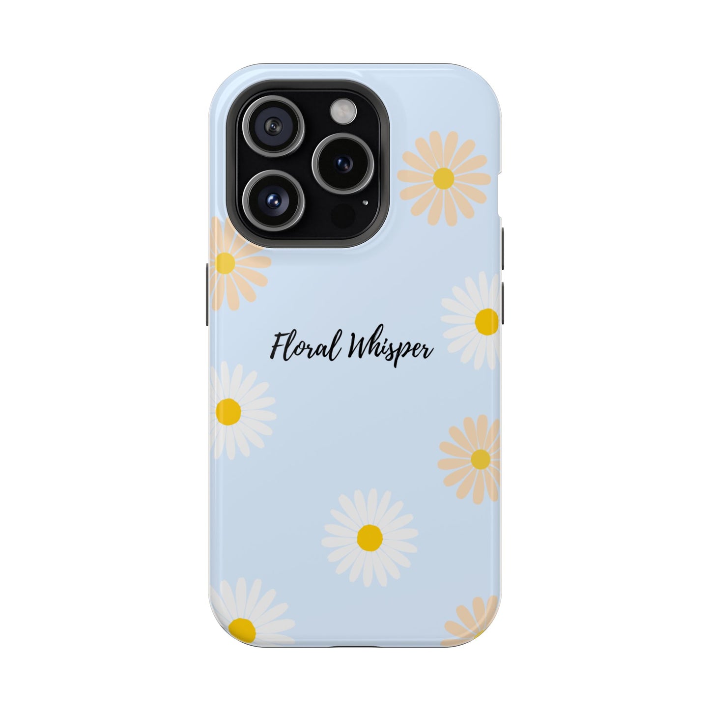 Floral Whisper Impact-Resistant Phone Case | Cute Floral Design, Summer Gift, Durable Phone Accessory, Nature Lover's Case, Protective Cover