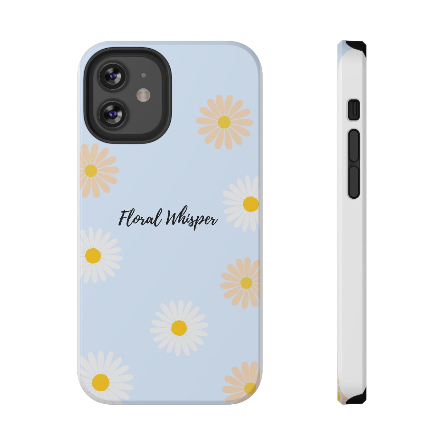 Floral Whisper Impact-Resistant Phone Case | Cute Floral Design, Summer Gift, Durable Phone Accessory, Nature Lover's Case, Protective Cover
