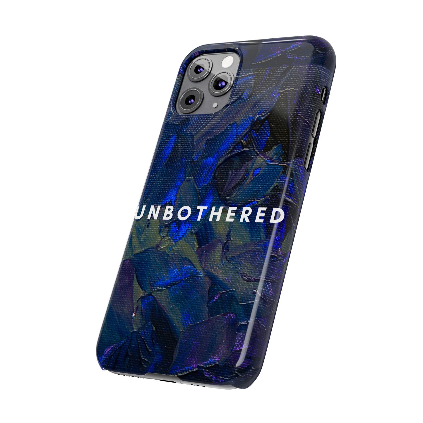 Unbothered Slim Phone Case - Stylish Accessory for Trendsetters, Gift for Minimalists, Phone Protector