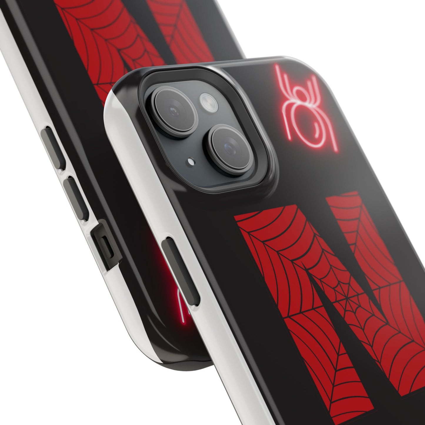 Spider-Design Impact Case for Netflix Lovers, Phone Cover, Gift for Movie Buffs, Halloween Accessory, Unique Phone Protector