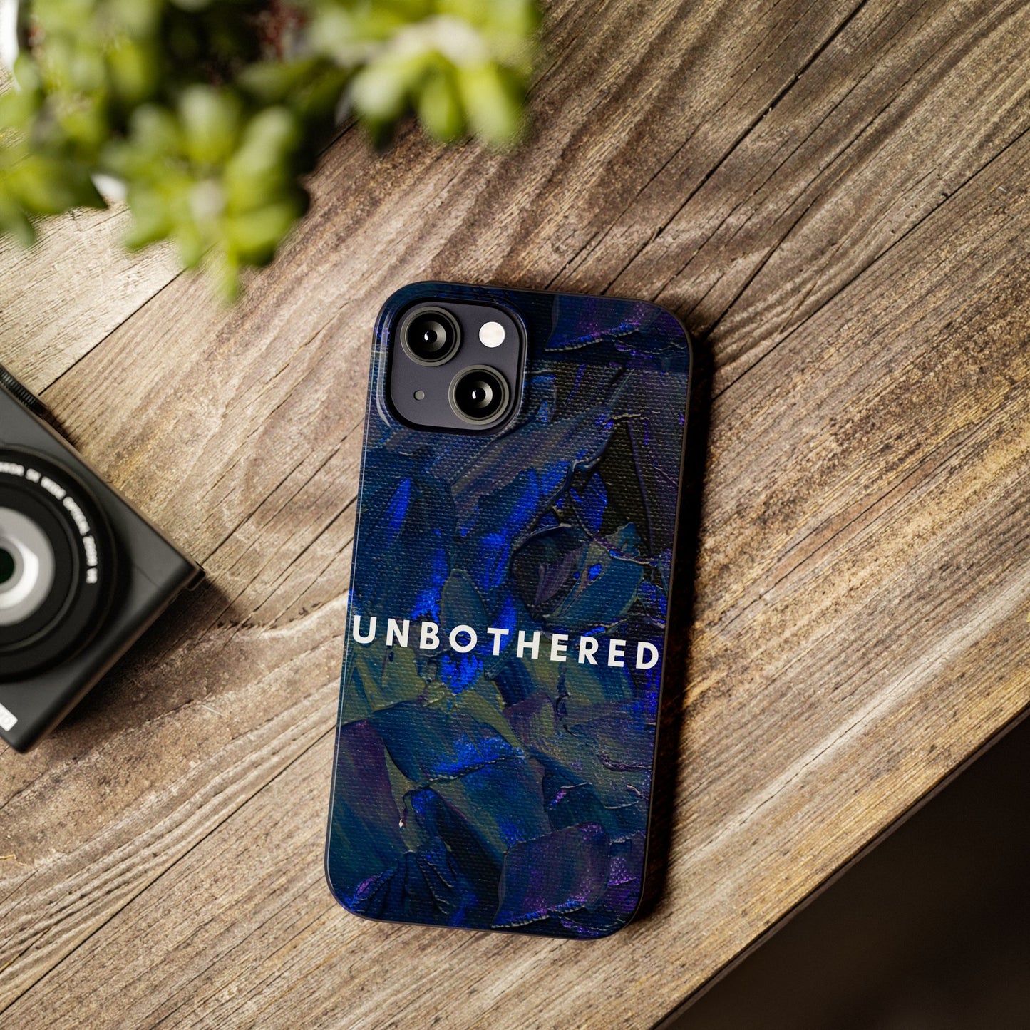 Unbothered Slim Phone Case - Stylish Accessory for Trendsetters, Gift for Minimalists, Phone Protector