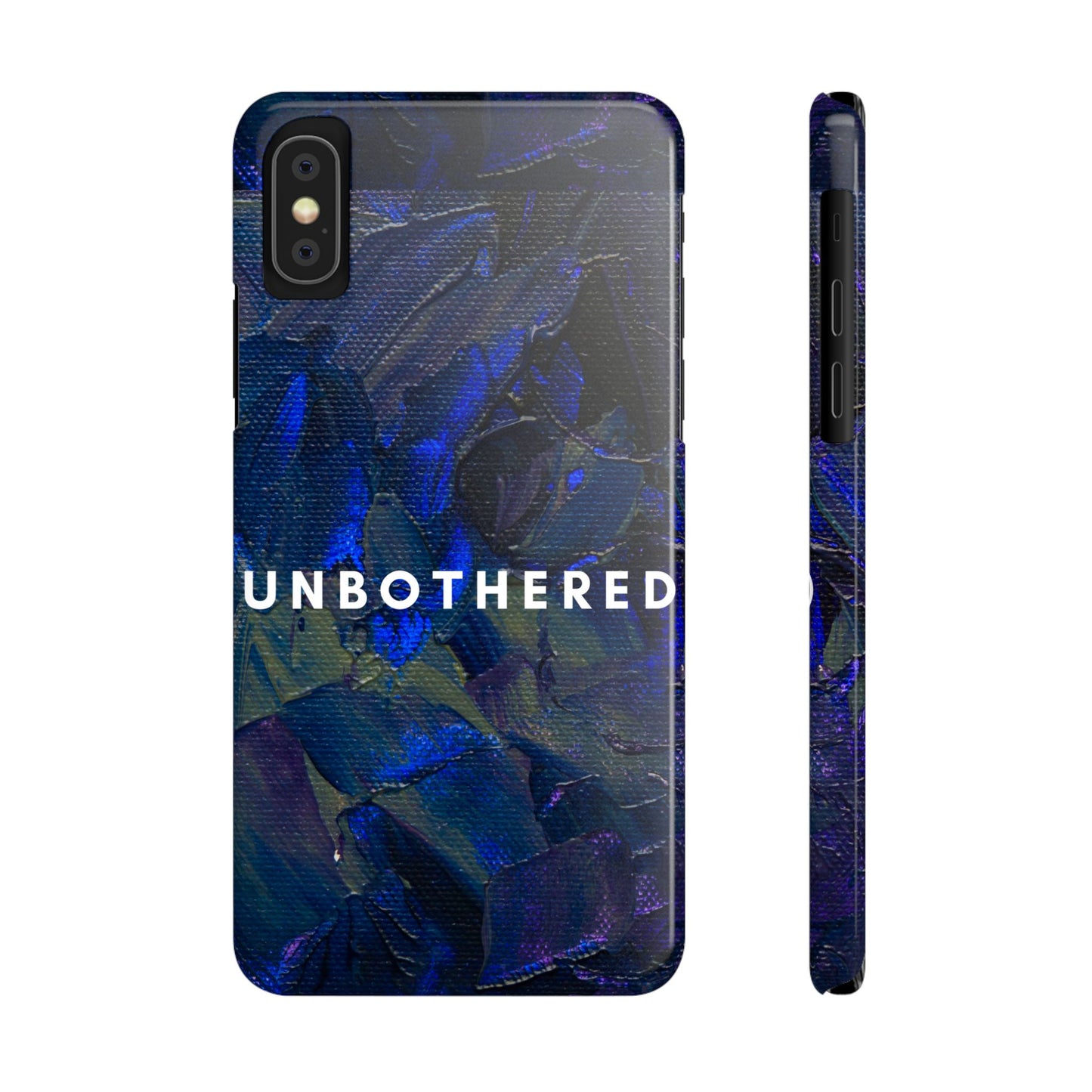 Unbothered Slim Phone Case - Stylish Accessory for Trendsetters, Gift for Minimalists, Phone Protector