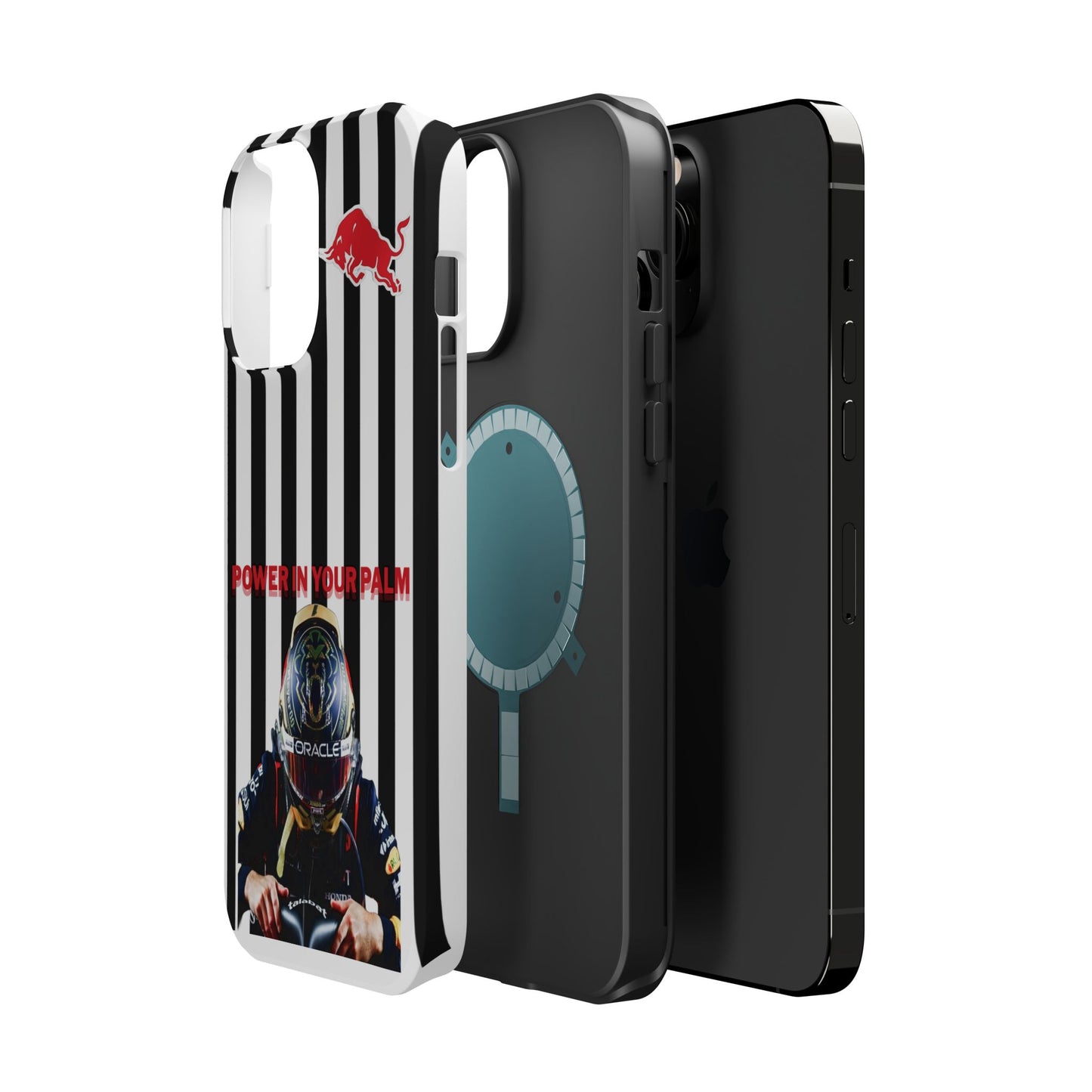 Sleek Magnetic Phone Case, Race Car Enthusiast Gift, Customizable Tough Protector, Unique Racing Design, Power in Your Palm
