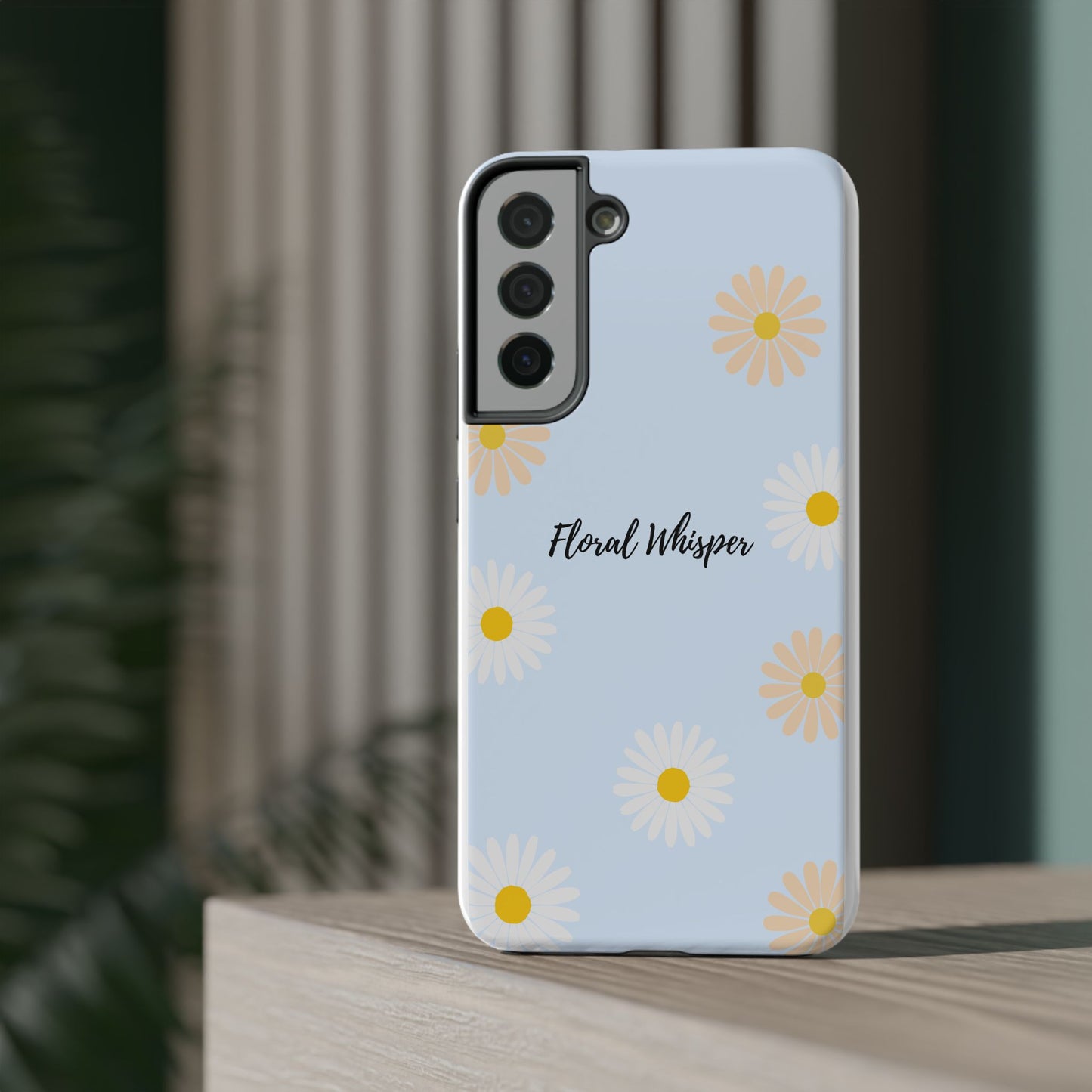 Floral Whisper Impact-Resistant Phone Case | Cute Floral Design, Summer Gift, Durable Phone Accessory, Nature Lover's Case, Protective Cover