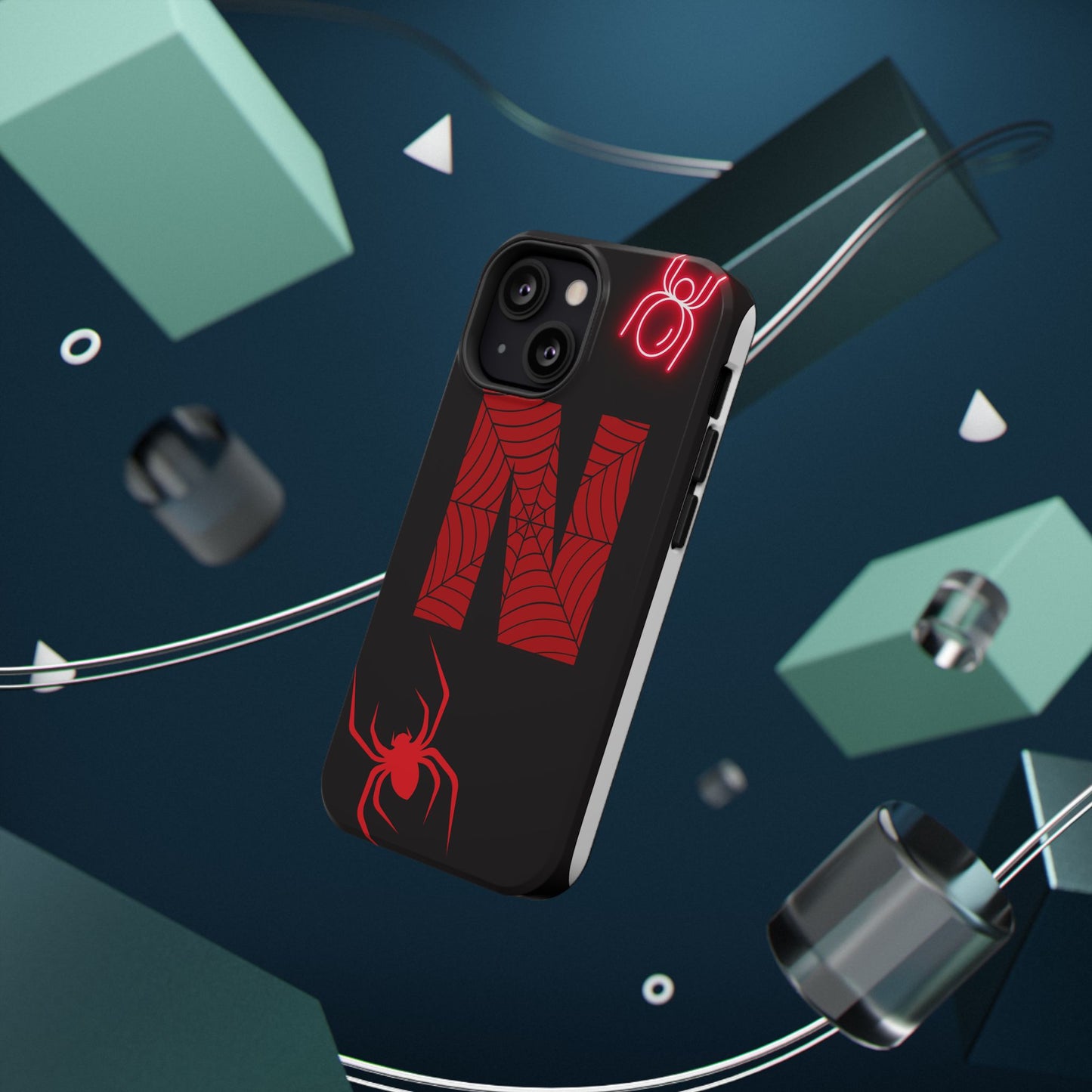 Spider-Design Impact Case for Netflix Lovers, Phone Cover, Gift for Movie Buffs, Halloween Accessory, Unique Phone Protector