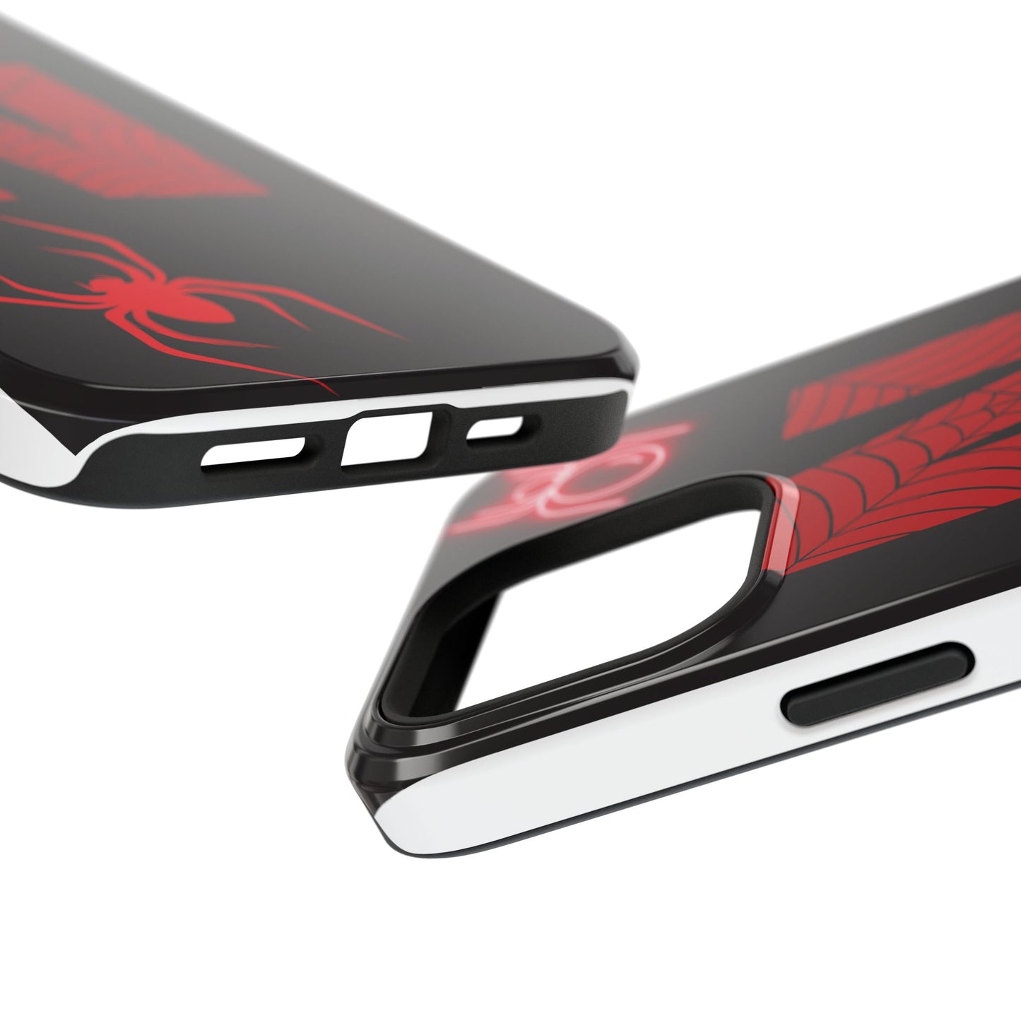 Spider-Design Impact Case for Netflix Lovers, Phone Cover, Gift for Movie Buffs, Halloween Accessory, Unique Phone Protector