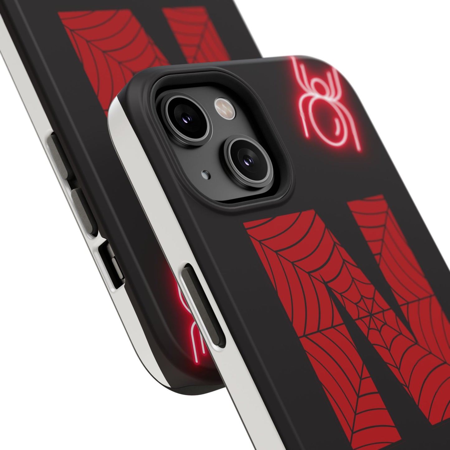 Spider-Design Impact Case for Netflix Lovers, Phone Cover, Gift for Movie Buffs, Halloween Accessory, Unique Phone Protector