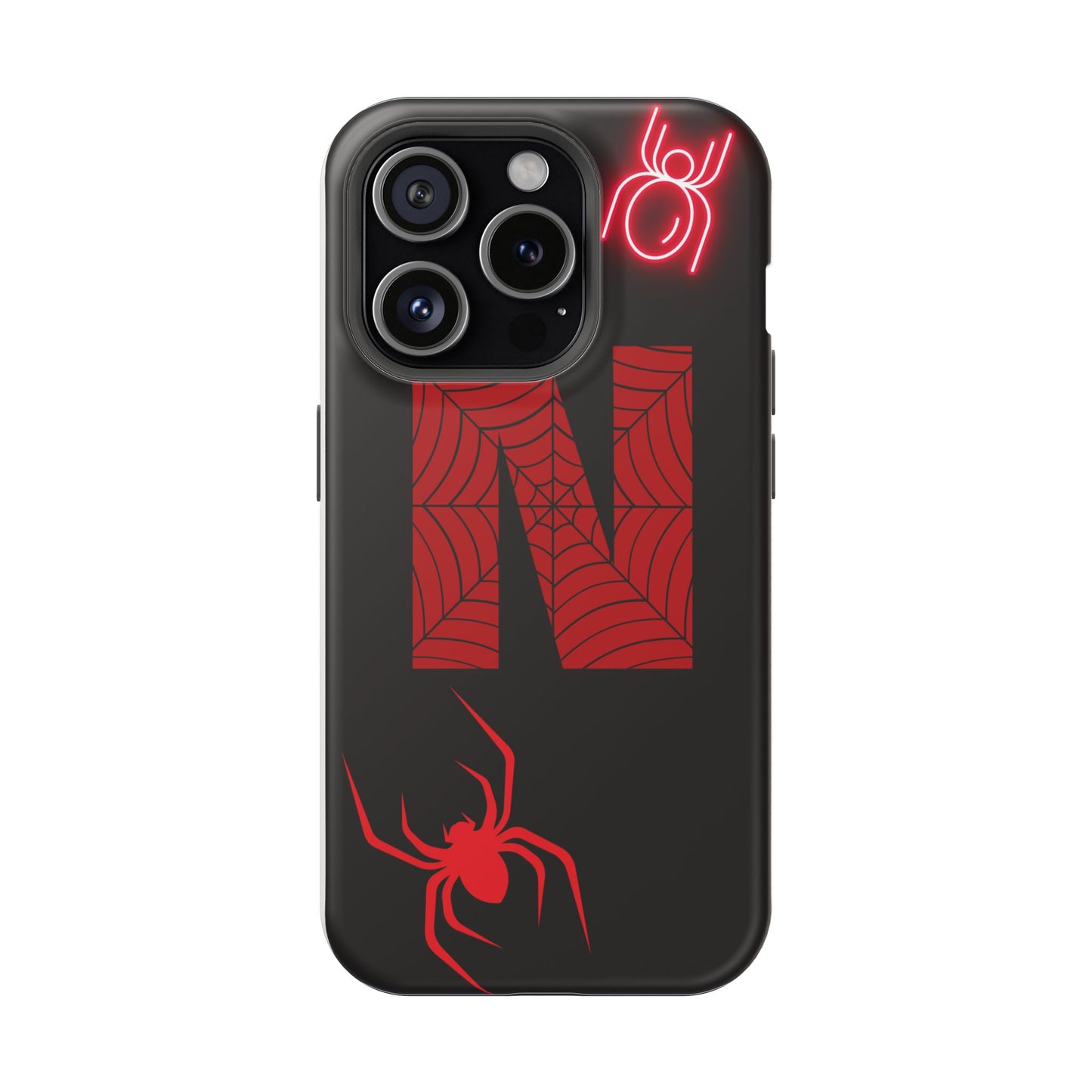 Spider-Design Impact Case for Netflix Lovers, Phone Cover, Gift for Movie Buffs, Halloween Accessory, Unique Phone Protector
