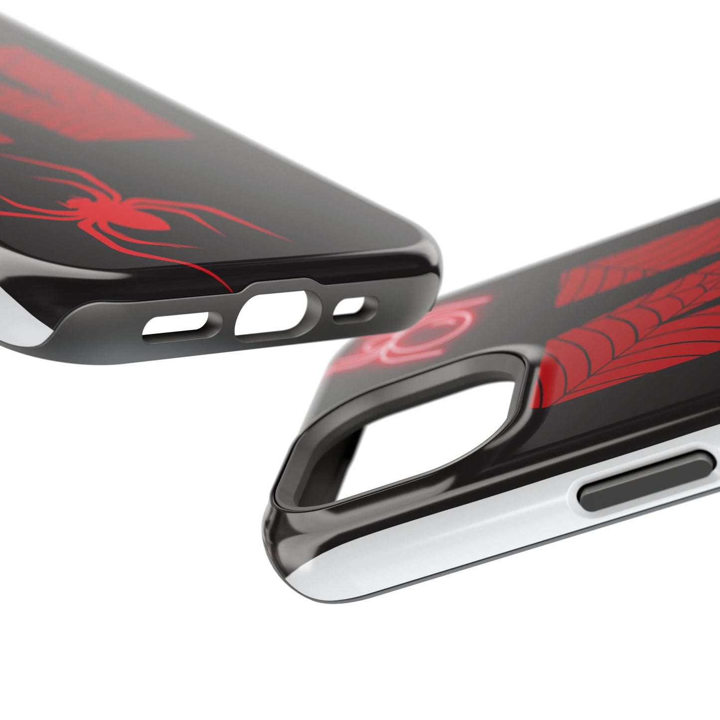 Spider-Design Impact Case for Netflix Lovers, Phone Cover, Gift for Movie Buffs, Halloween Accessory, Unique Phone Protector
