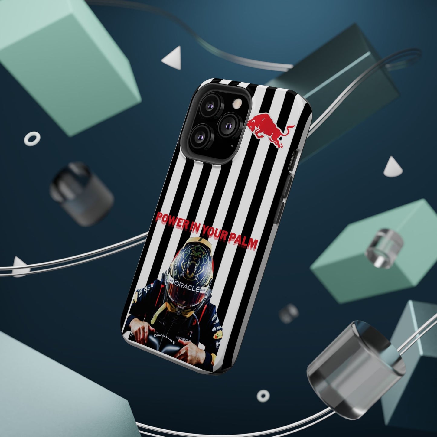 Sleek Magnetic Phone Case, Race Car Enthusiast Gift, Customizable Tough Protector, Unique Racing Design, Power in Your Palm