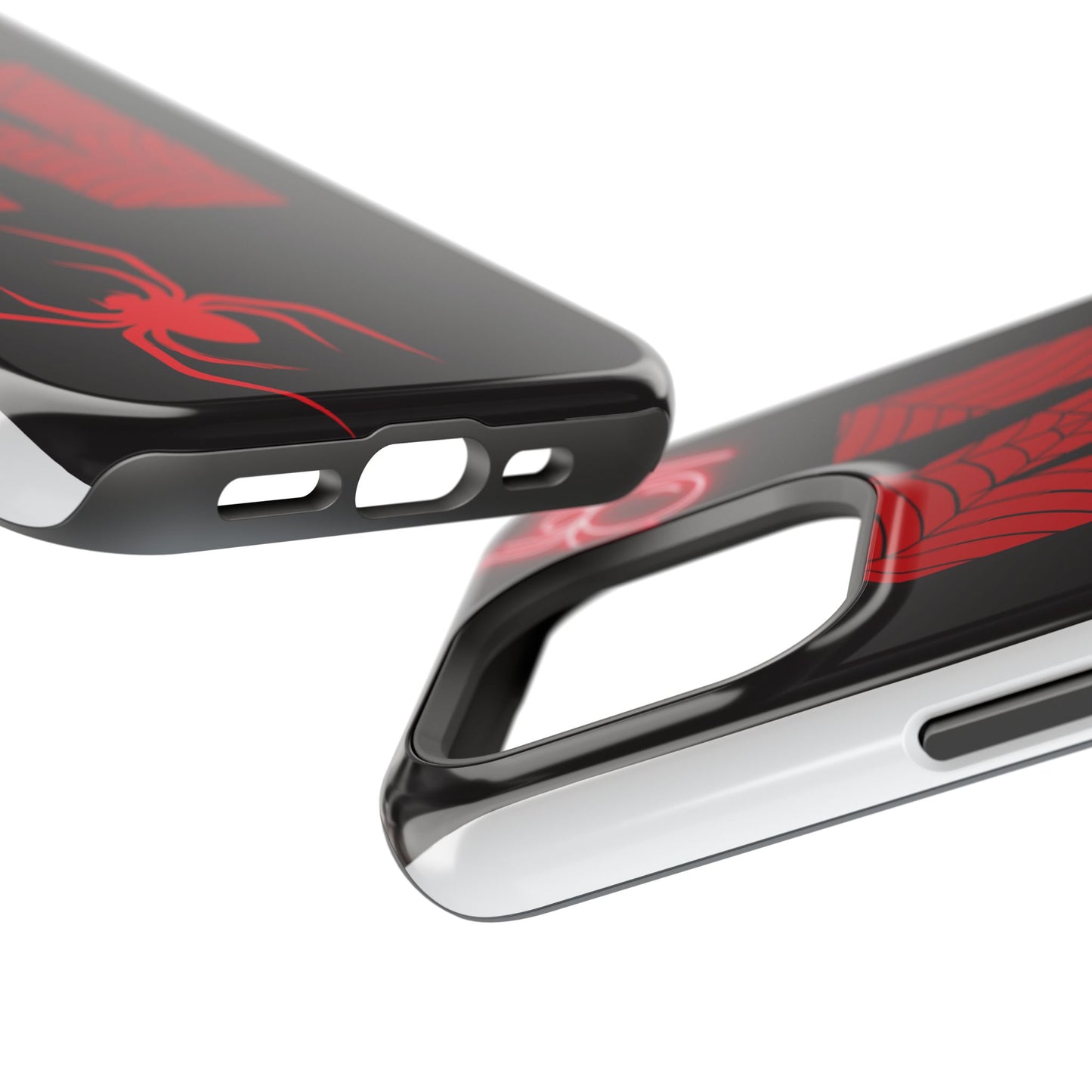 Spider-Design Impact Case for Netflix Lovers, Phone Cover, Gift for Movie Buffs, Halloween Accessory, Unique Phone Protector