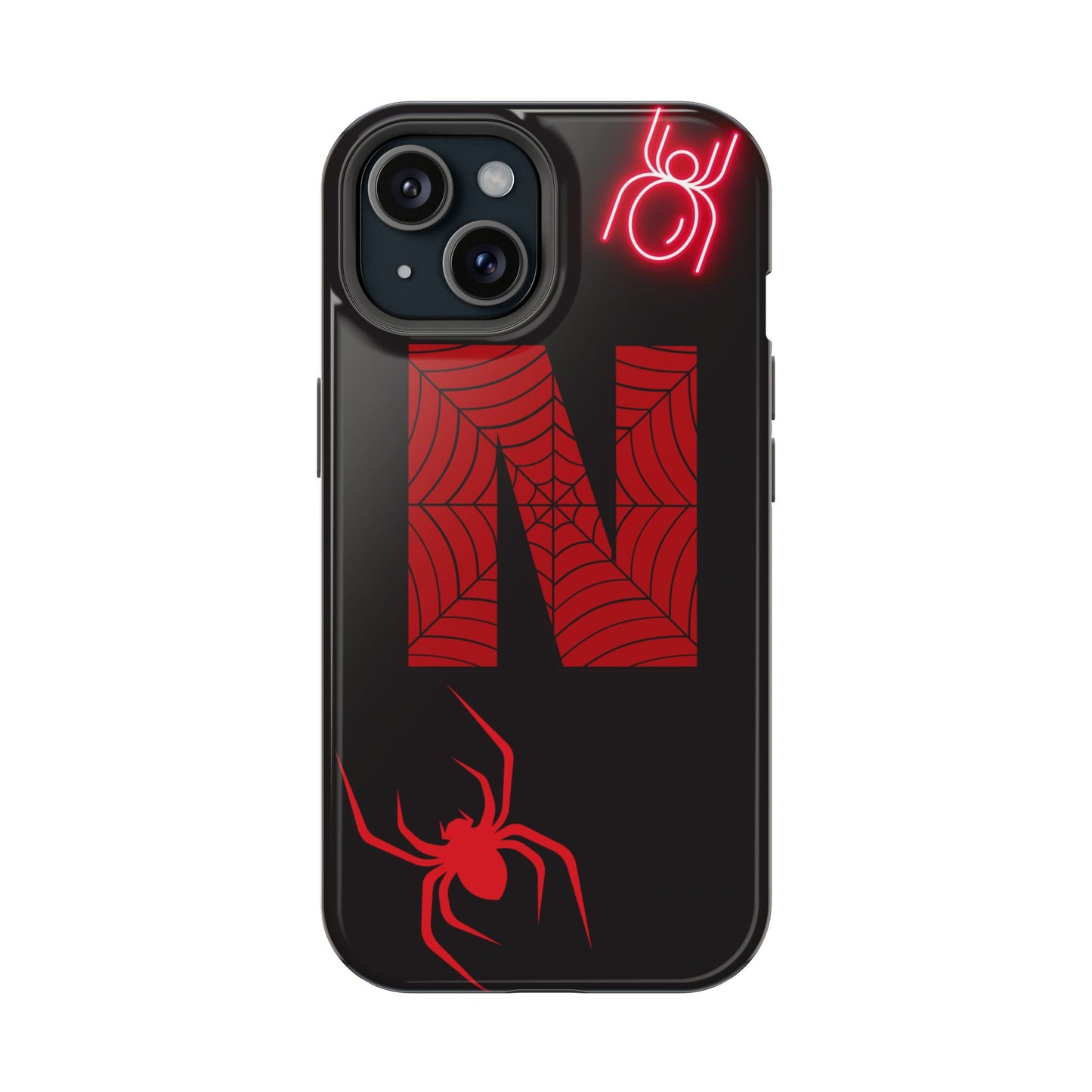 Spider-Design Impact Case for Netflix Lovers, Phone Cover, Gift for Movie Buffs, Halloween Accessory, Unique Phone Protector