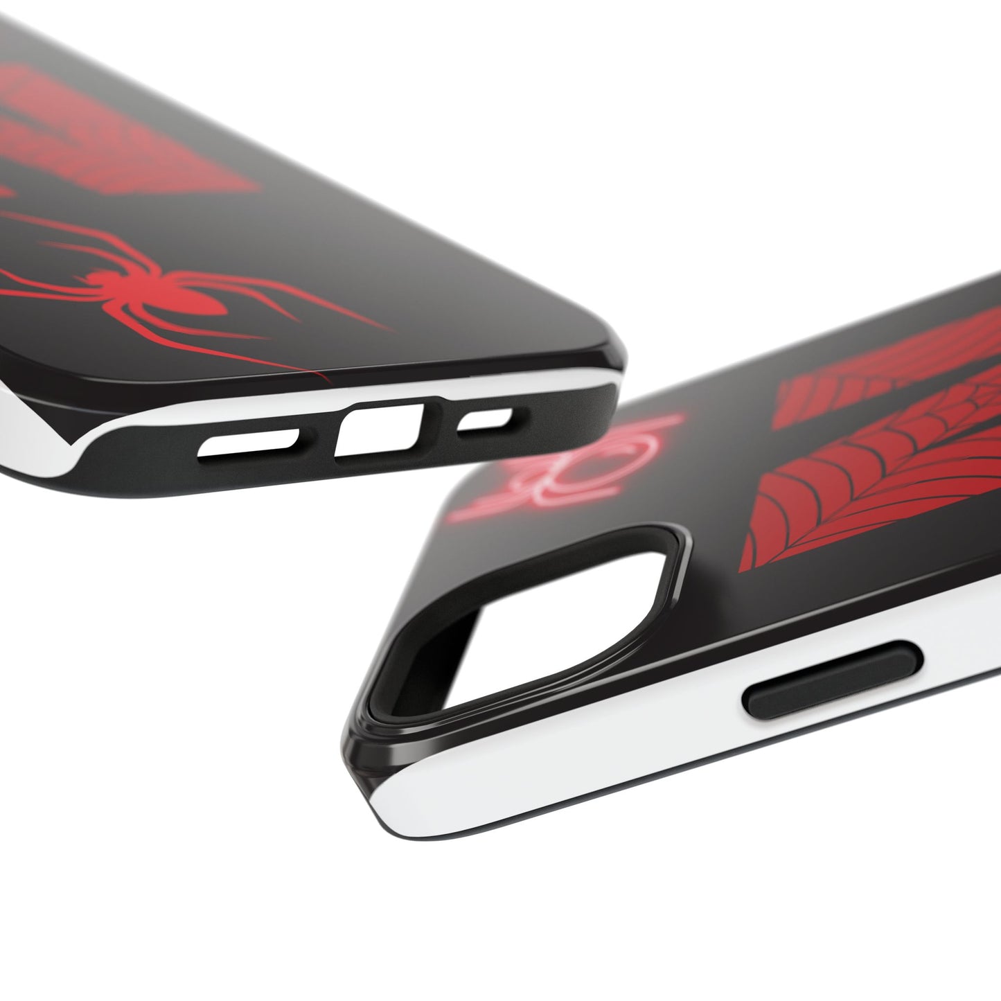 Spider-Design Impact Case for Netflix Lovers, Phone Cover, Gift for Movie Buffs, Halloween Accessory, Unique Phone Protector