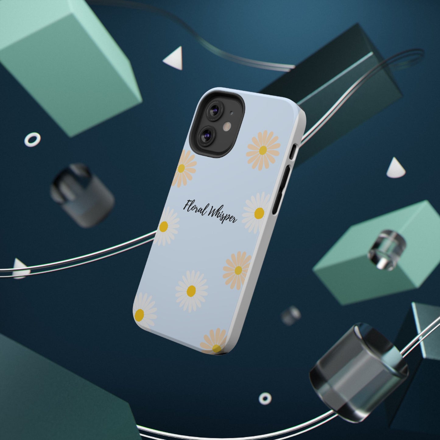 Floral Whisper Impact-Resistant Phone Case | Cute Floral Design, Summer Gift, Durable Phone Accessory, Nature Lover's Case, Protective Cover