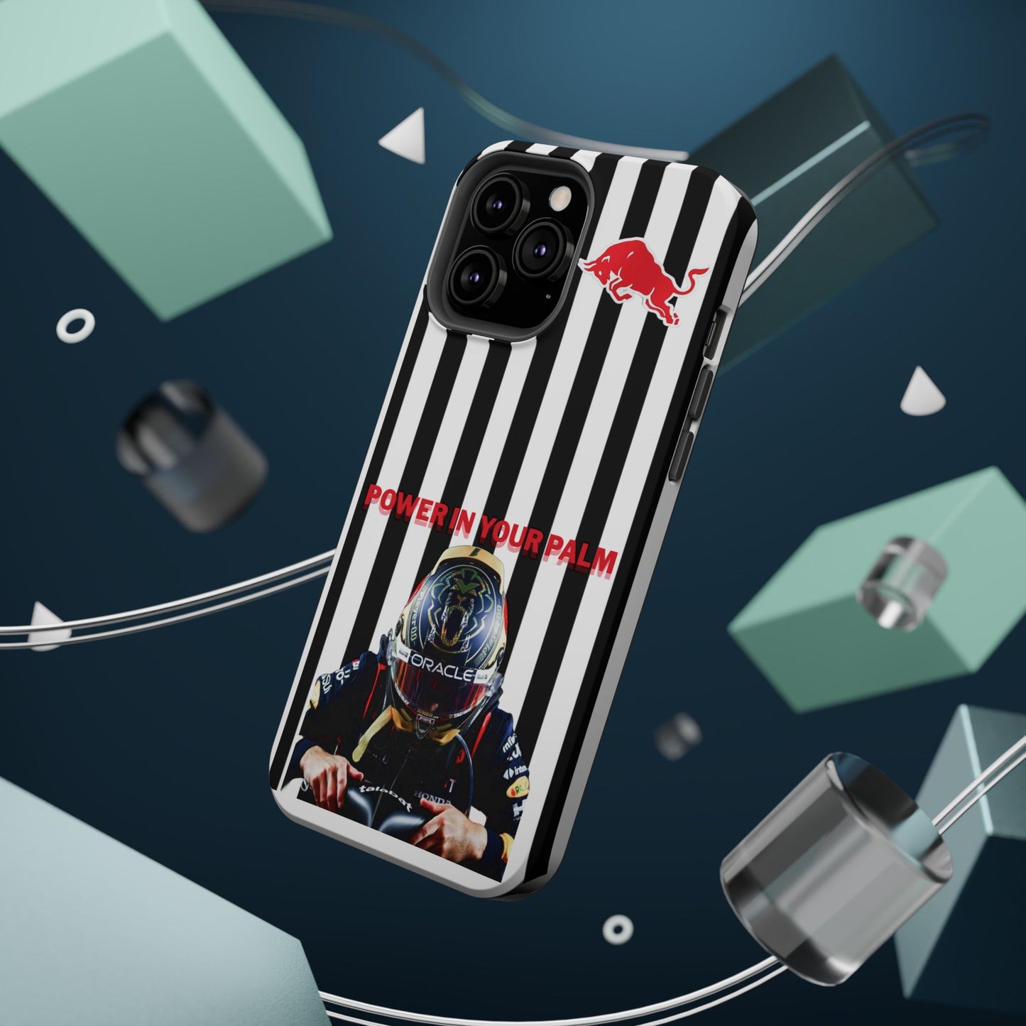 Sleek Magnetic Phone Case, Race Car Enthusiast Gift, Customizable Tough Protector, Unique Racing Design, Power in Your Palm
