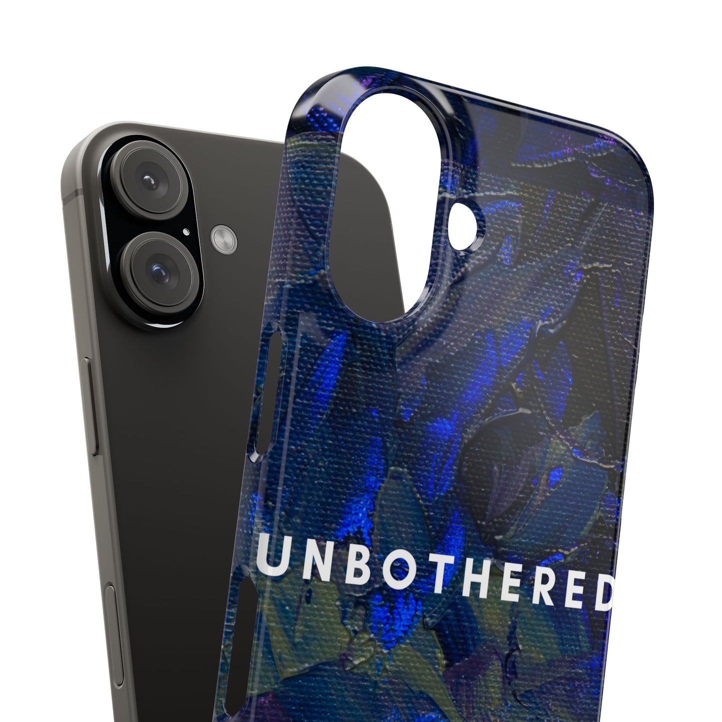 Unbothered Slim Phone Case - Stylish Accessory for Trendsetters, Gift for Minimalists, Phone Protector