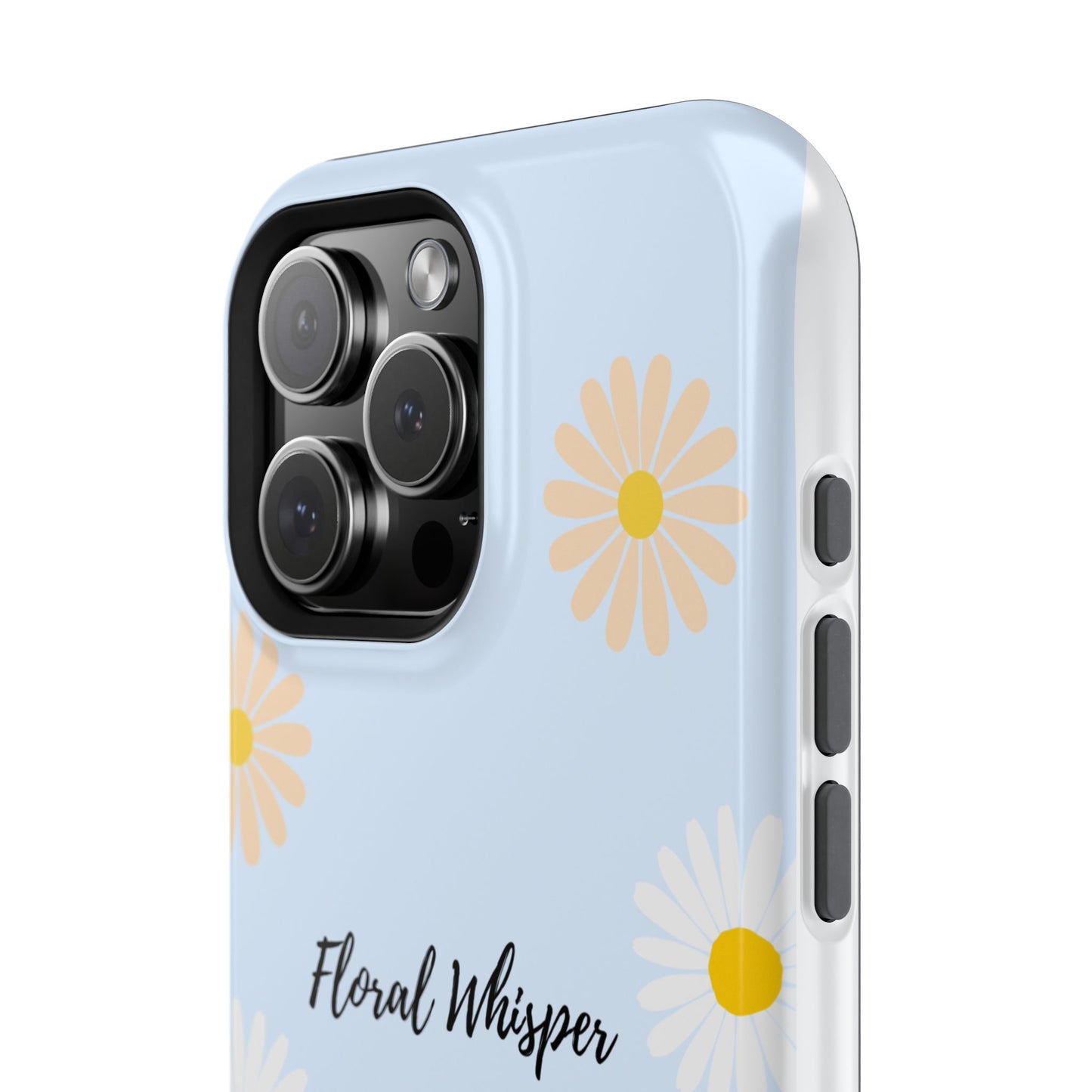Floral Whisper Impact-Resistant Phone Case | Cute Floral Design, Summer Gift, Durable Phone Accessory, Nature Lover's Case, Protective Cover