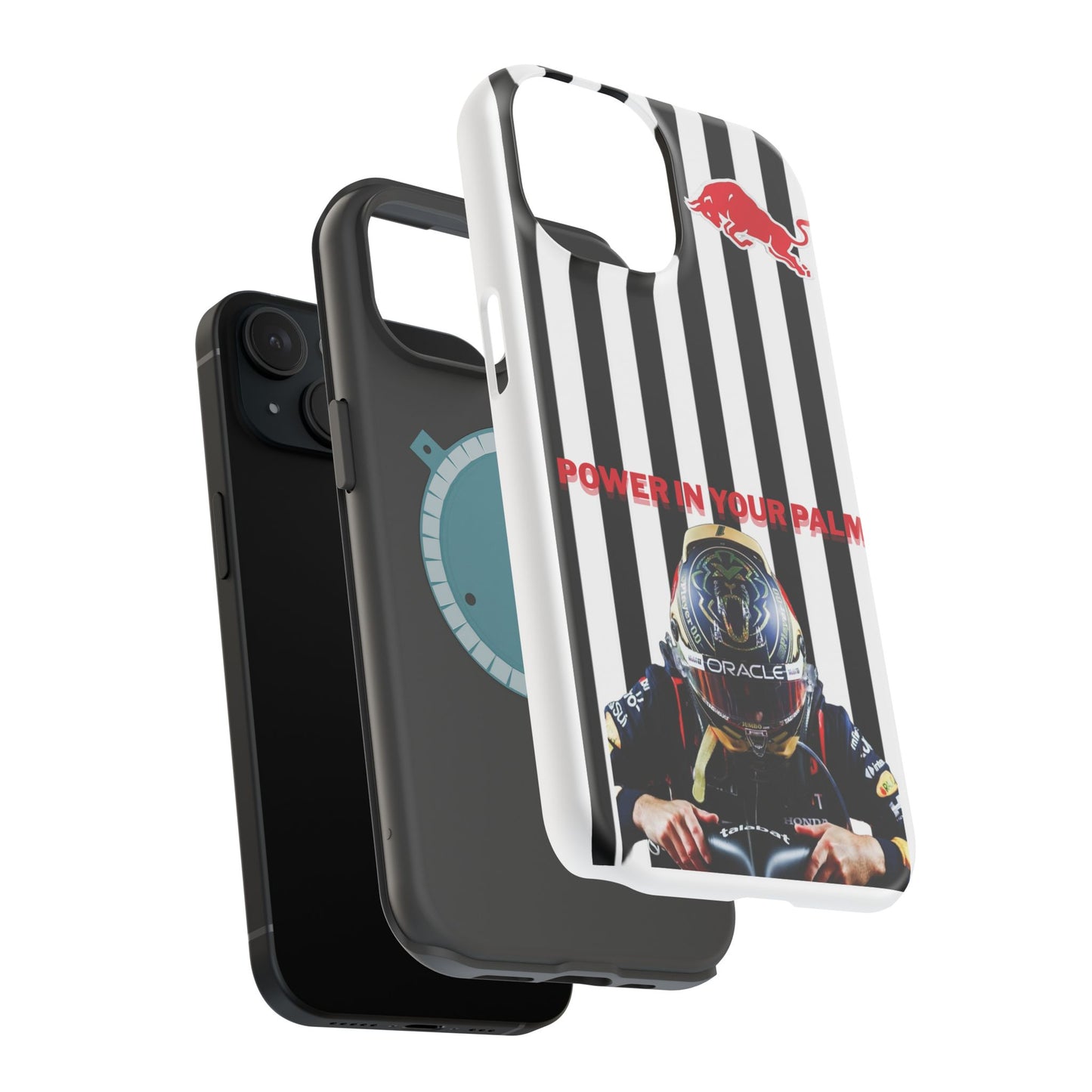 Sleek Magnetic Phone Case, Race Car Enthusiast Gift, Customizable Tough Protector, Unique Racing Design, Power in Your Palm