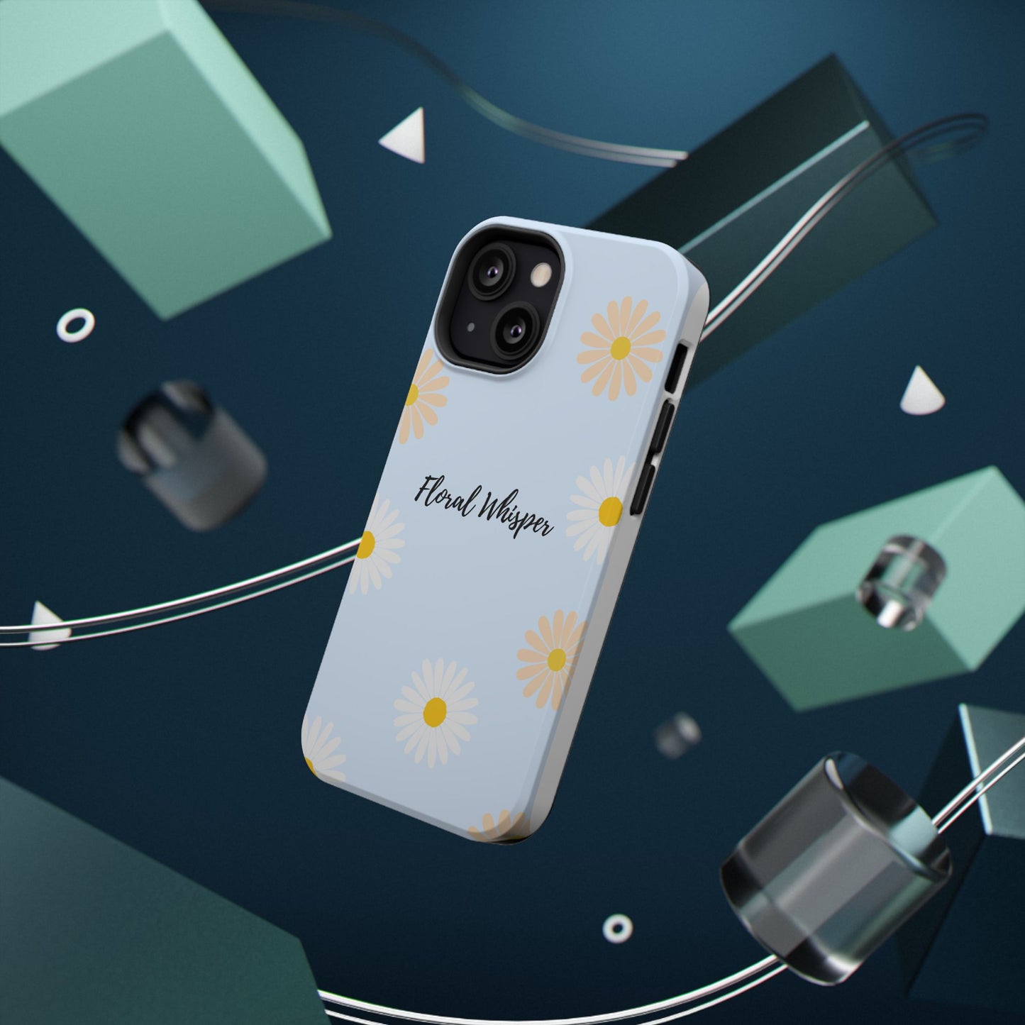 Floral Whisper Impact-Resistant Phone Case | Cute Floral Design, Summer Gift, Durable Phone Accessory, Nature Lover's Case, Protective Cover