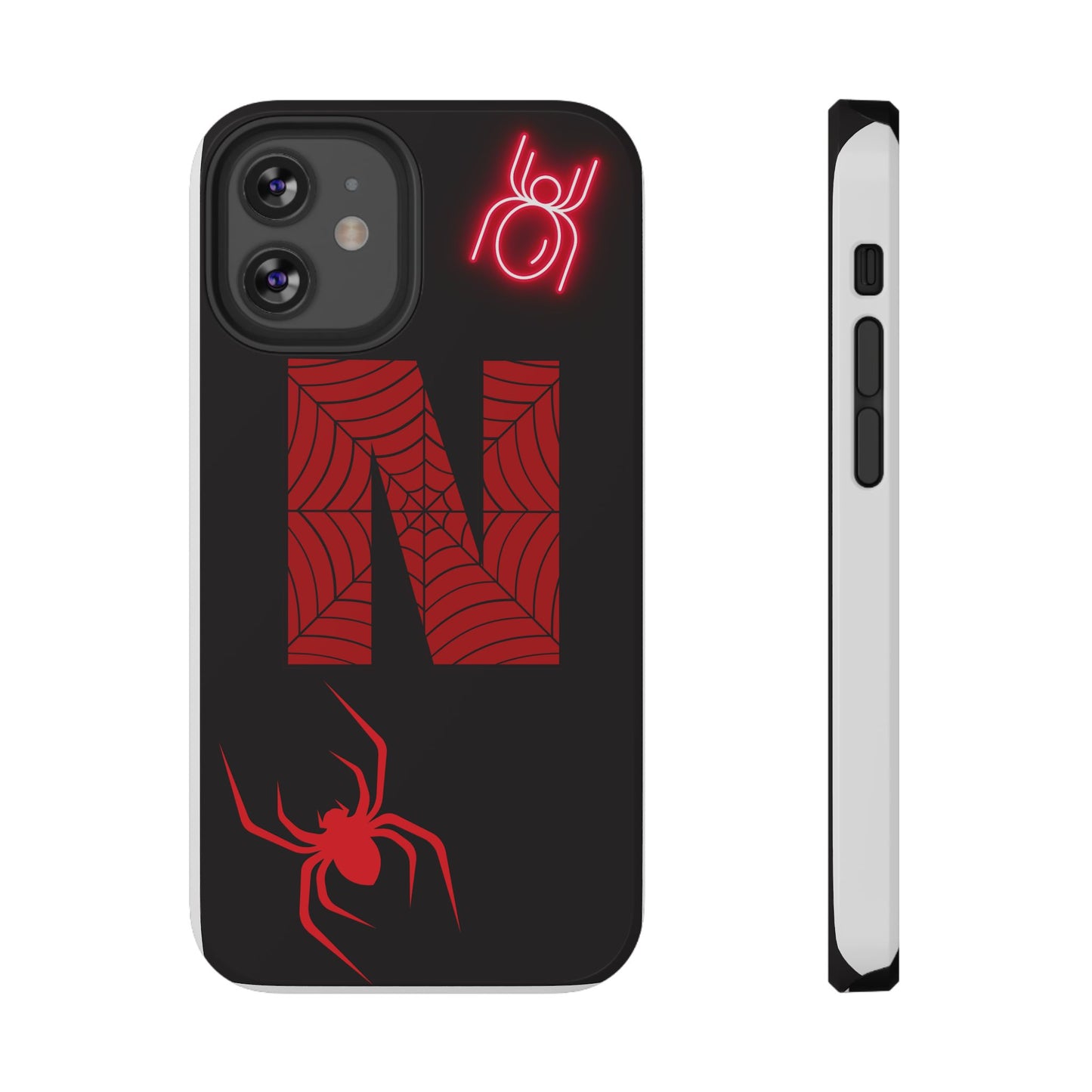 Spider-Design Impact Case for Netflix Lovers, Phone Cover, Gift for Movie Buffs, Halloween Accessory, Unique Phone Protector