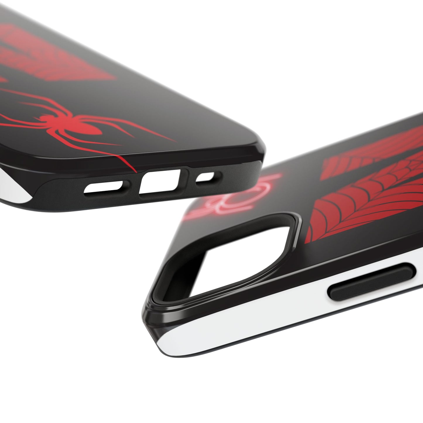 Spider-Design Impact Case for Netflix Lovers, Phone Cover, Gift for Movie Buffs, Halloween Accessory, Unique Phone Protector
