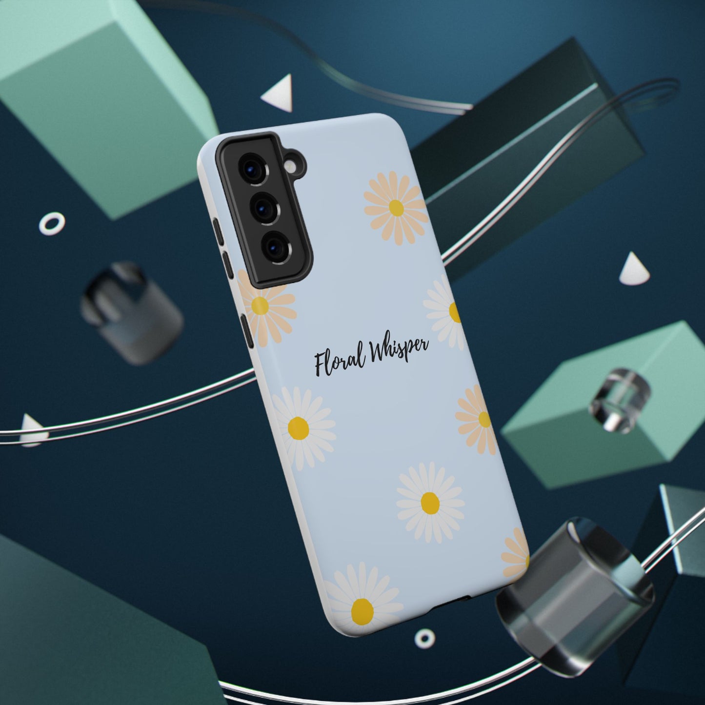 Floral Whisper Impact-Resistant Phone Case | Cute Floral Design, Summer Gift, Durable Phone Accessory, Nature Lover's Case, Protective Cover