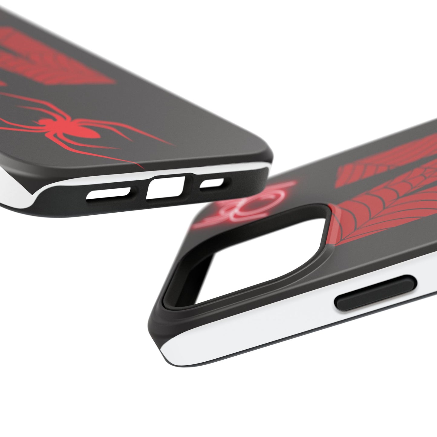 Spider-Design Impact Case for Netflix Lovers, Phone Cover, Gift for Movie Buffs, Halloween Accessory, Unique Phone Protector