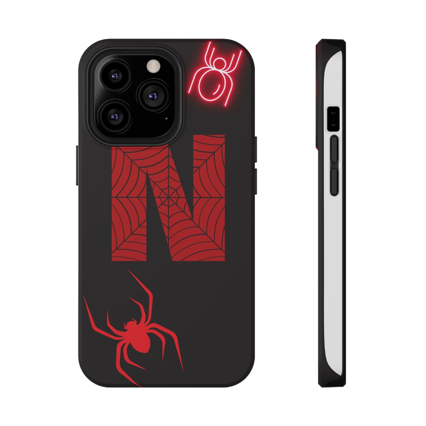 Spider-Design Impact Case for Netflix Lovers, Phone Cover, Gift for Movie Buffs, Halloween Accessory, Unique Phone Protector
