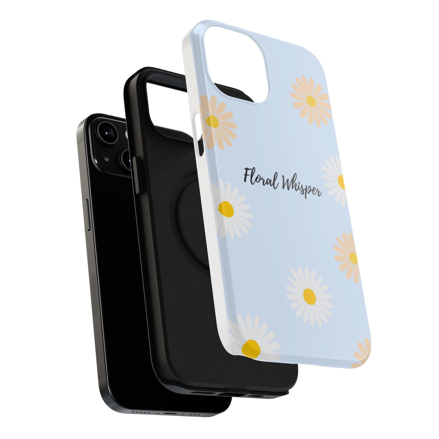 Floral Whisper Impact-Resistant Phone Case | Cute Floral Design, Summer Gift, Durable Phone Accessory, Nature Lover's Case, Protective Cover