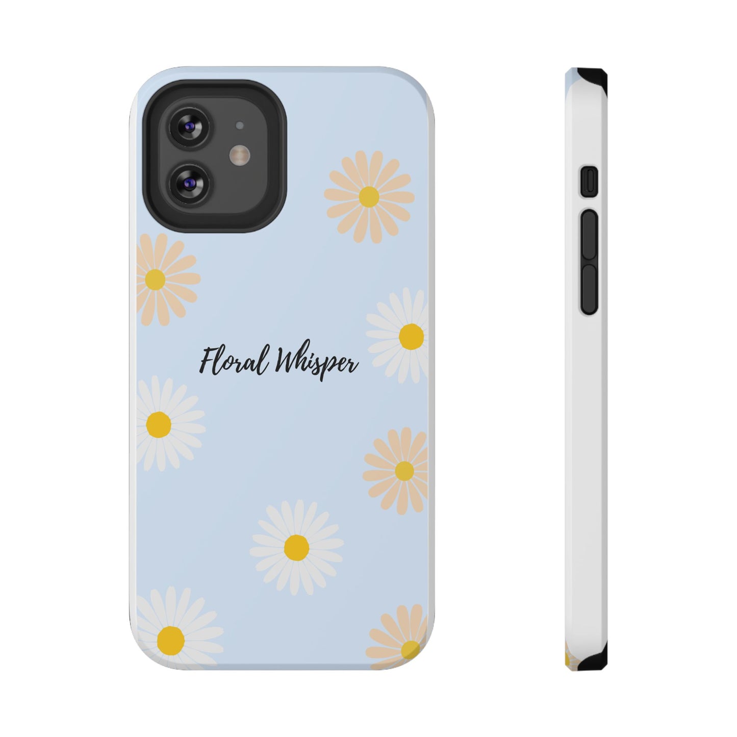 Floral Whisper Impact-Resistant Phone Case | Cute Floral Design, Summer Gift, Durable Phone Accessory, Nature Lover's Case, Protective Cover