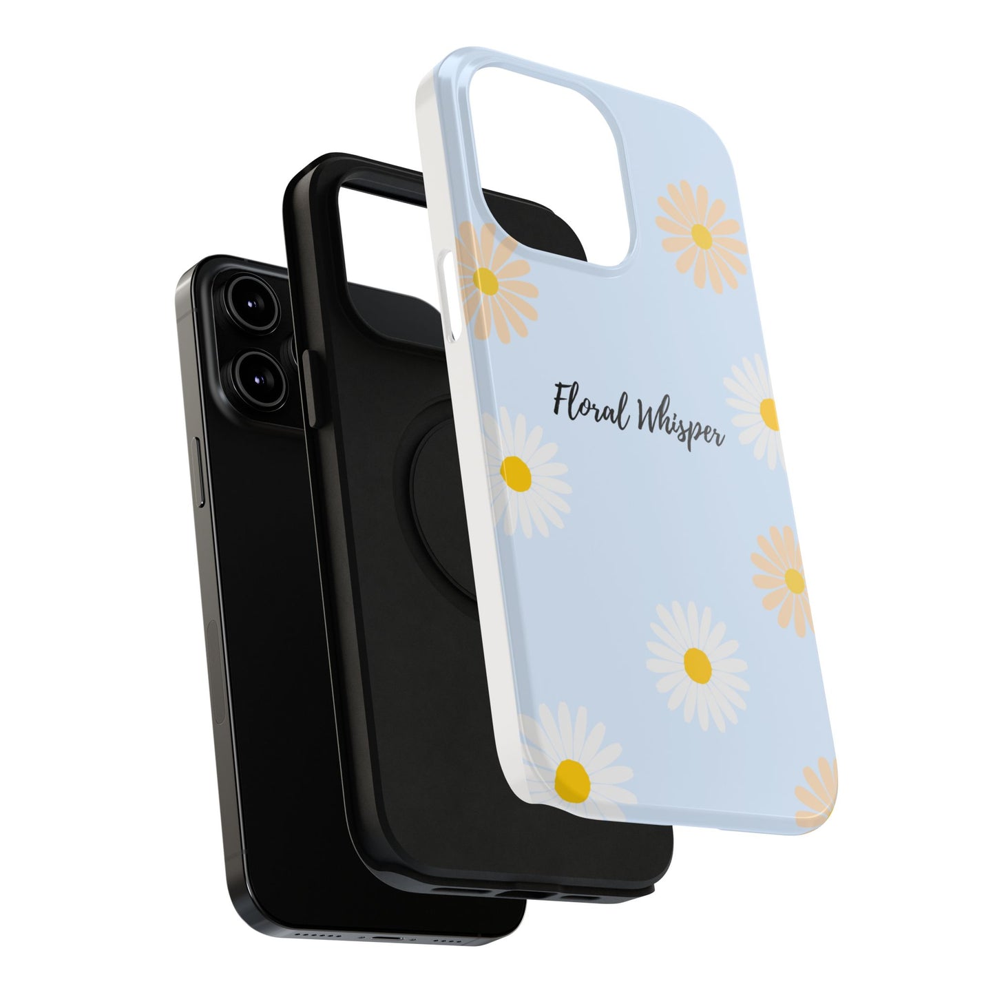 Floral Whisper Impact-Resistant Phone Case | Cute Floral Design, Summer Gift, Durable Phone Accessory, Nature Lover's Case, Protective Cover