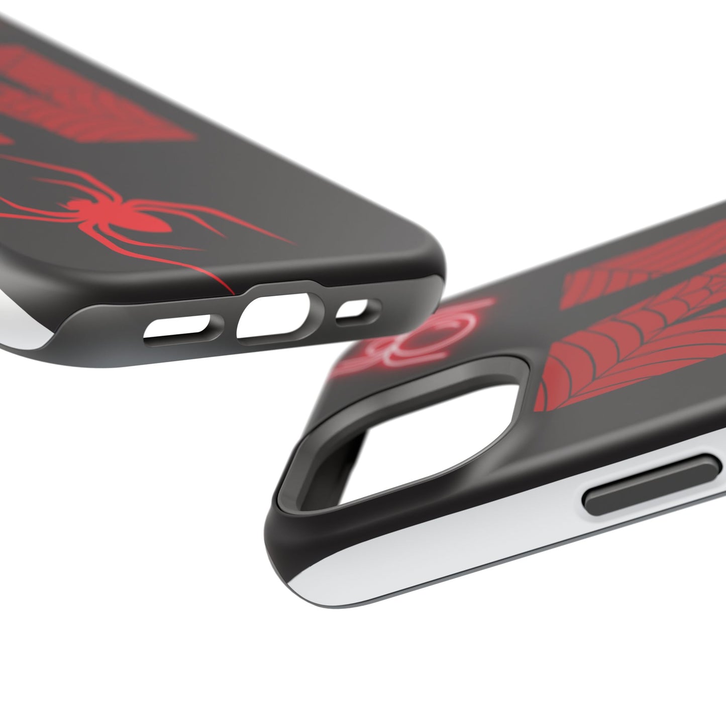 Spider-Design Impact Case for Netflix Lovers, Phone Cover, Gift for Movie Buffs, Halloween Accessory, Unique Phone Protector