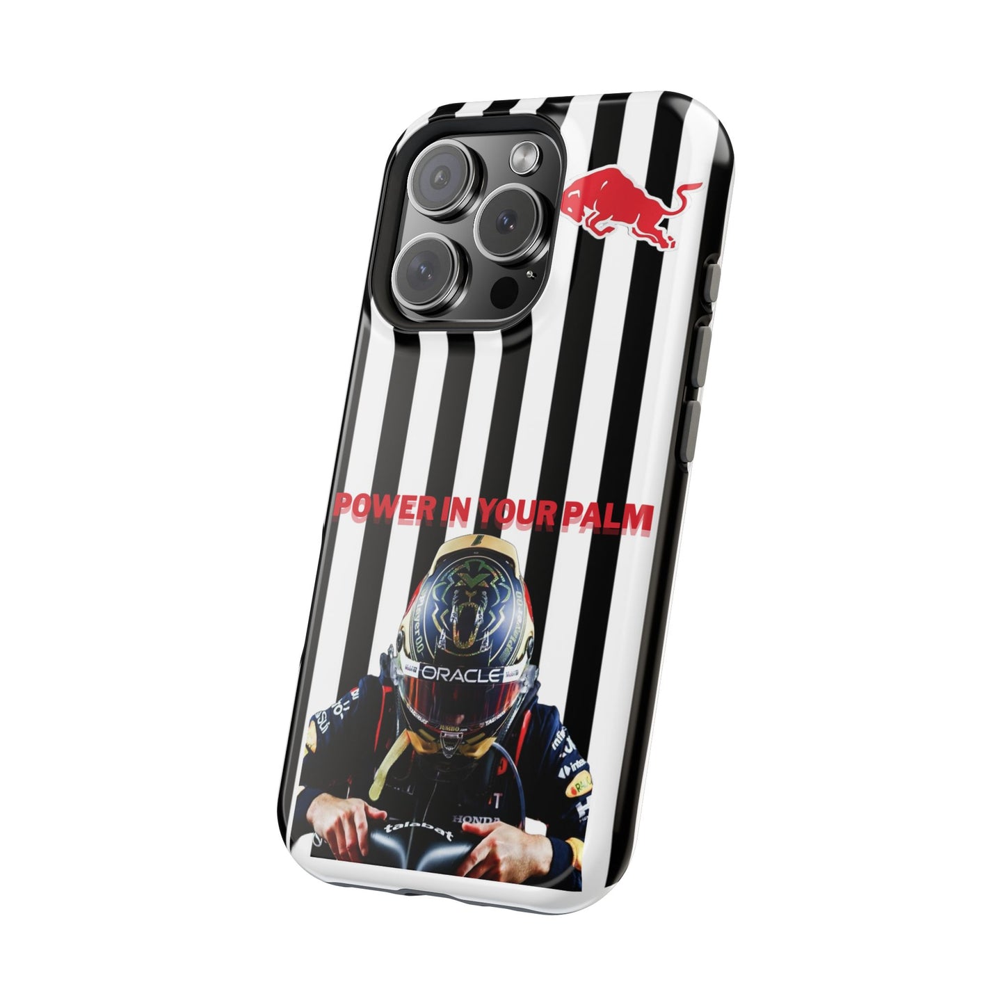 Sleek Magnetic Phone Case, Race Car Enthusiast Gift, Customizable Tough Protector, Unique Racing Design, Power in Your Palm
