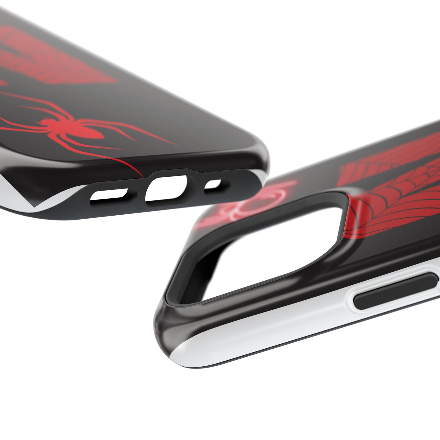 Spider-Design Impact Case for Netflix Lovers, Phone Cover, Gift for Movie Buffs, Halloween Accessory, Unique Phone Protector