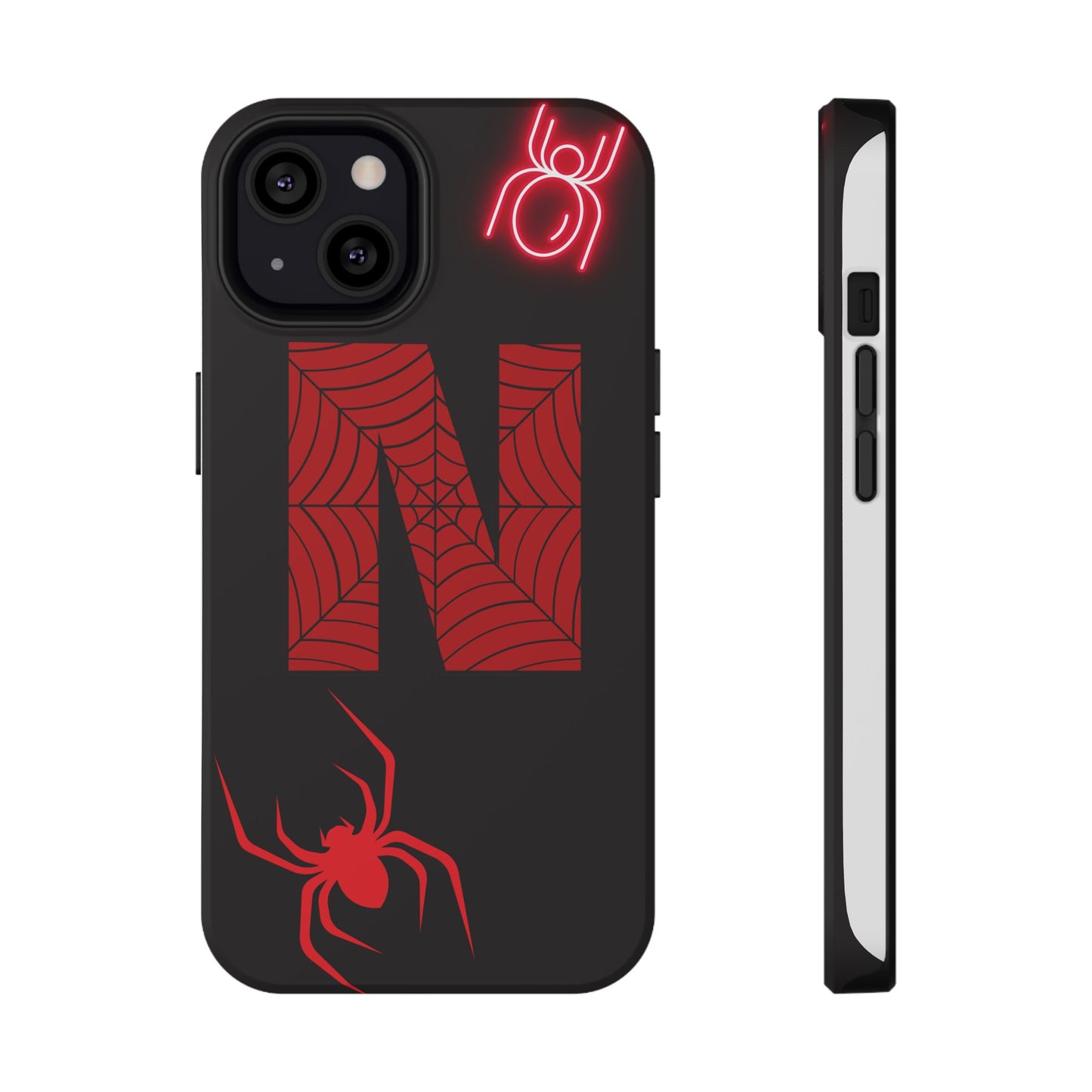 Spider-Design Impact Case for Netflix Lovers, Phone Cover, Gift for Movie Buffs, Halloween Accessory, Unique Phone Protector