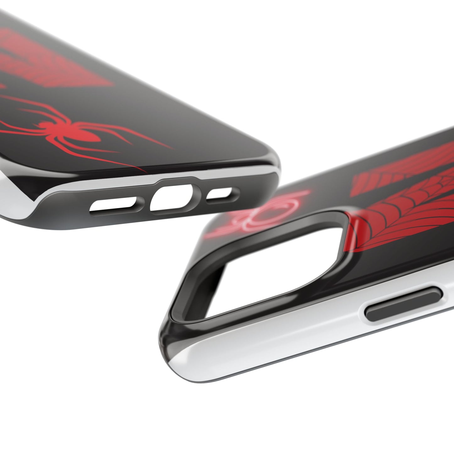 Spider-Design Impact Case for Netflix Lovers, Phone Cover, Gift for Movie Buffs, Halloween Accessory, Unique Phone Protector