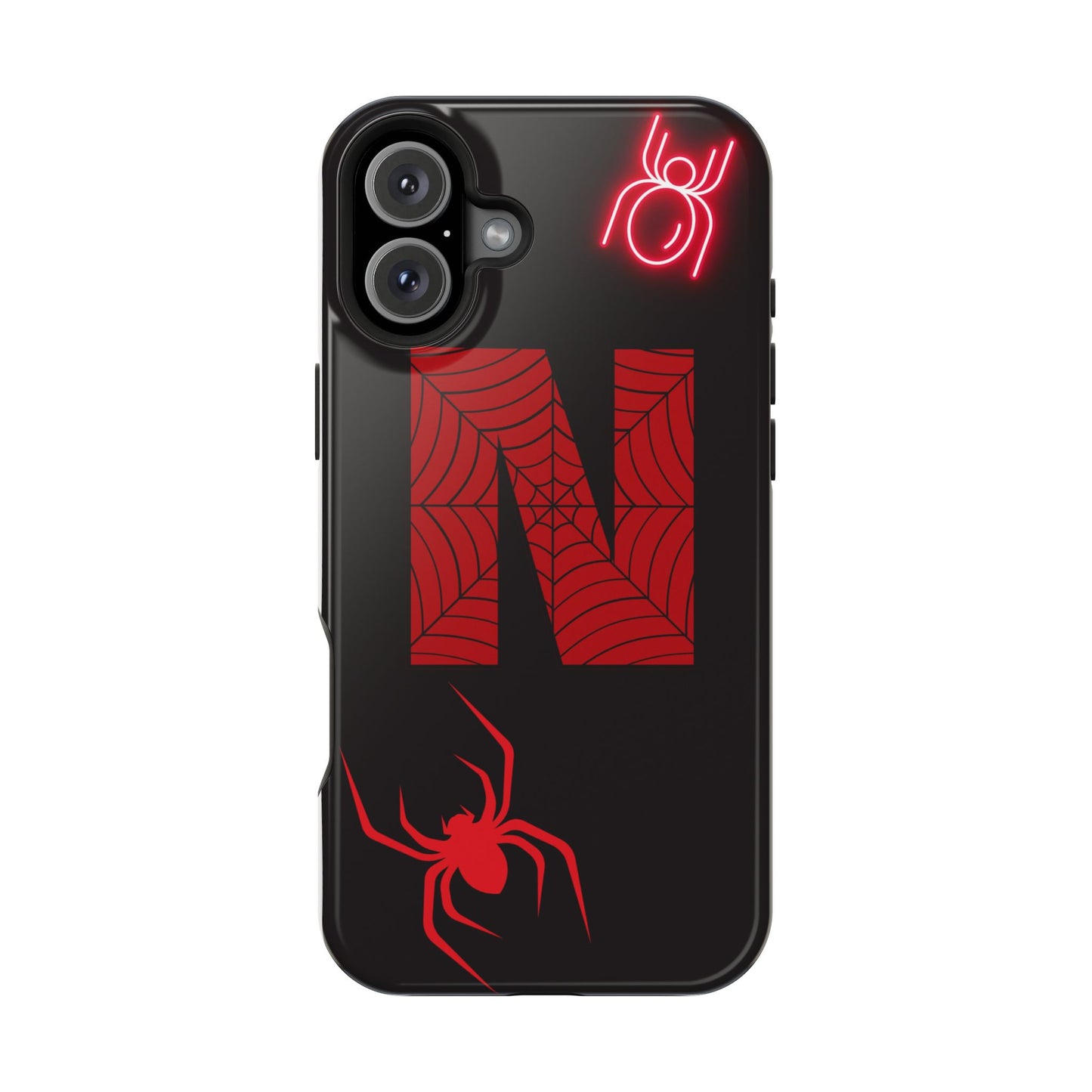 Spider-Design Impact Case for Netflix Lovers, Phone Cover, Gift for Movie Buffs, Halloween Accessory, Unique Phone Protector