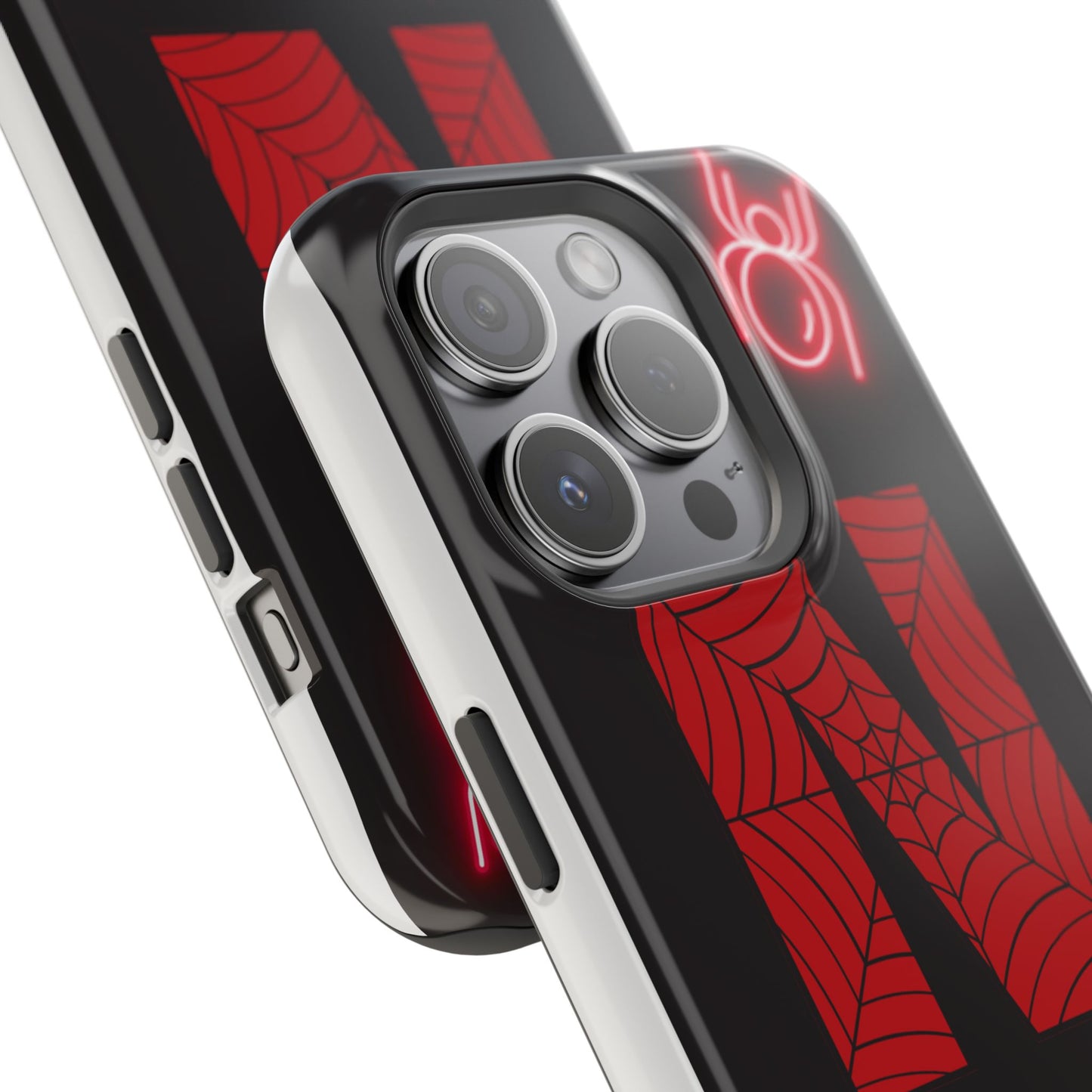 Spider-Design Impact Case for Netflix Lovers, Phone Cover, Gift for Movie Buffs, Halloween Accessory, Unique Phone Protector