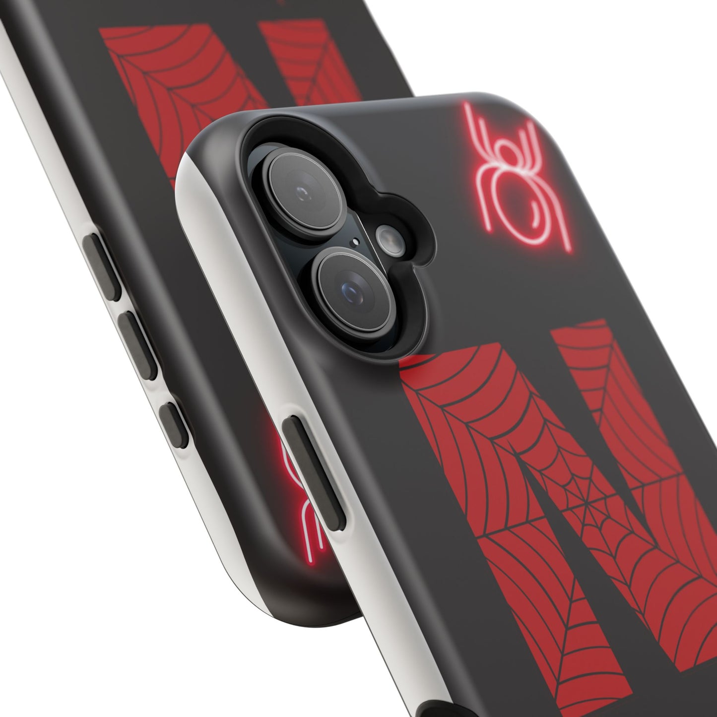 Spider-Design Impact Case for Netflix Lovers, Phone Cover, Gift for Movie Buffs, Halloween Accessory, Unique Phone Protector