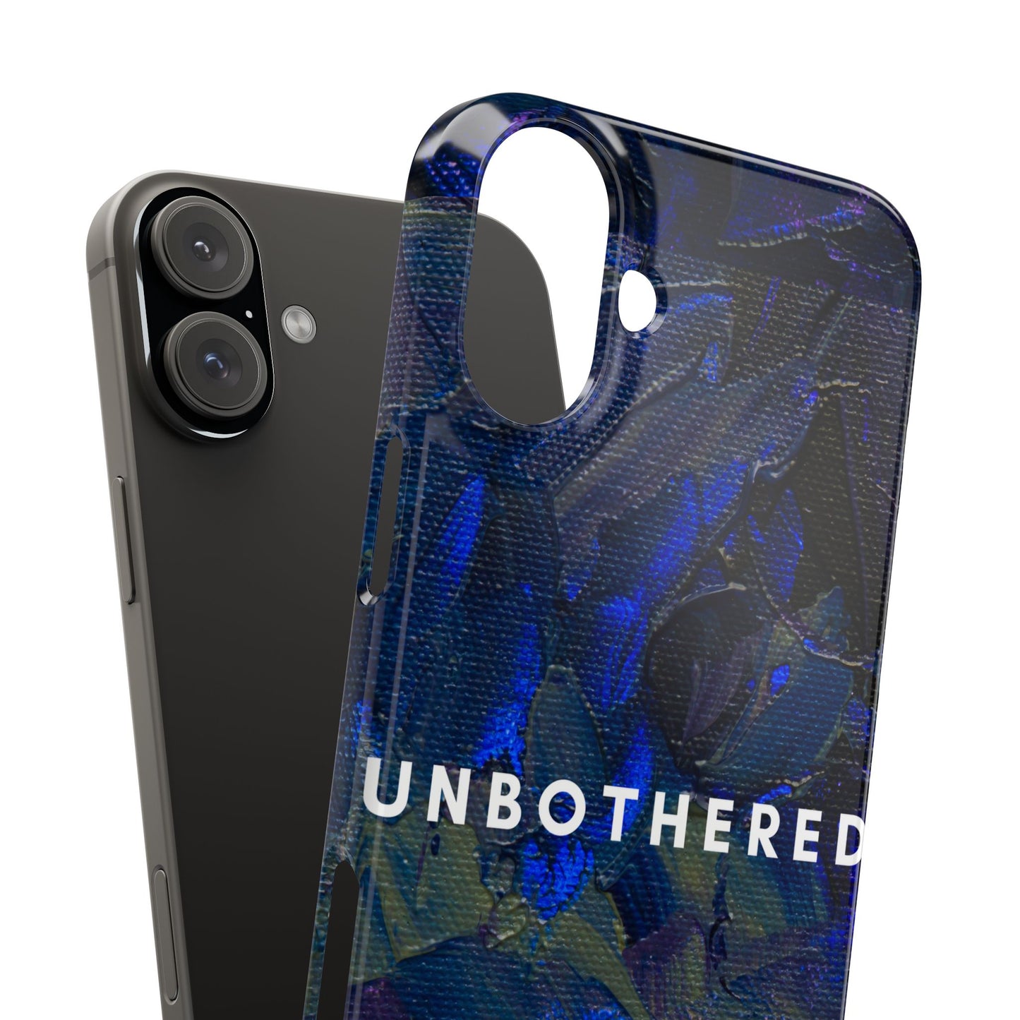 Unbothered Slim Phone Case - Stylish Accessory for Trendsetters, Gift for Minimalists, Phone Protector
