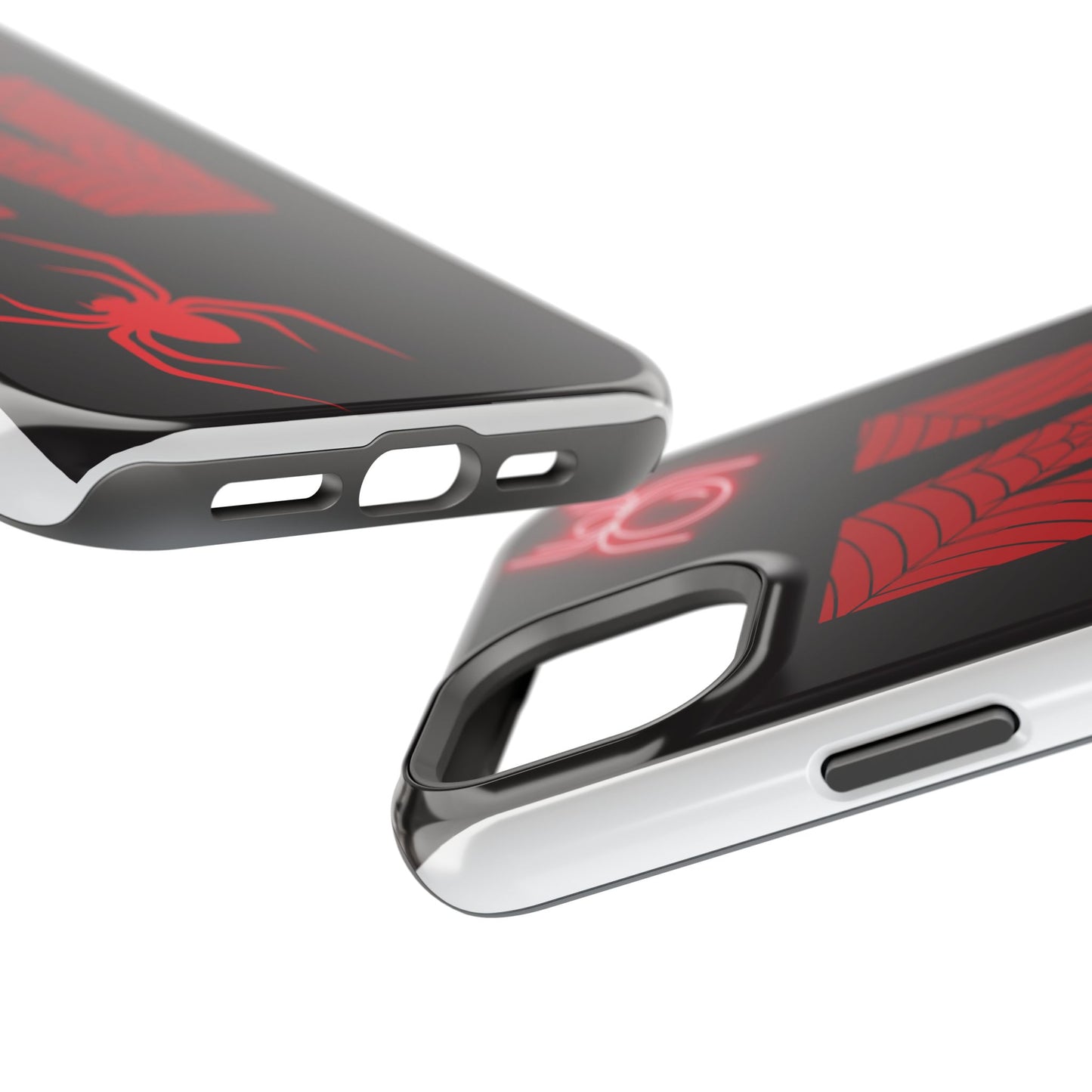 Spider-Design Impact Case for Netflix Lovers, Phone Cover, Gift for Movie Buffs, Halloween Accessory, Unique Phone Protector