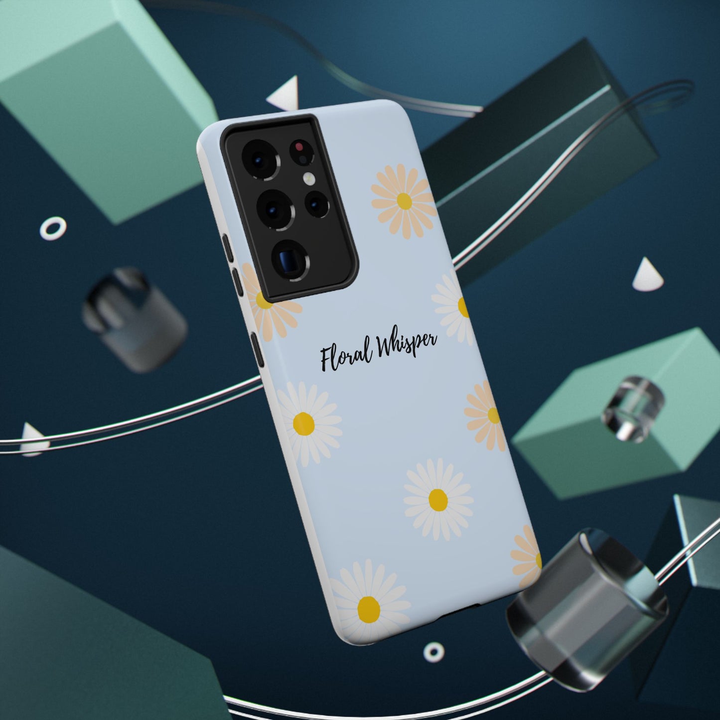 Floral Whisper Impact-Resistant Phone Case | Cute Floral Design, Summer Gift, Durable Phone Accessory, Nature Lover's Case, Protective Cover