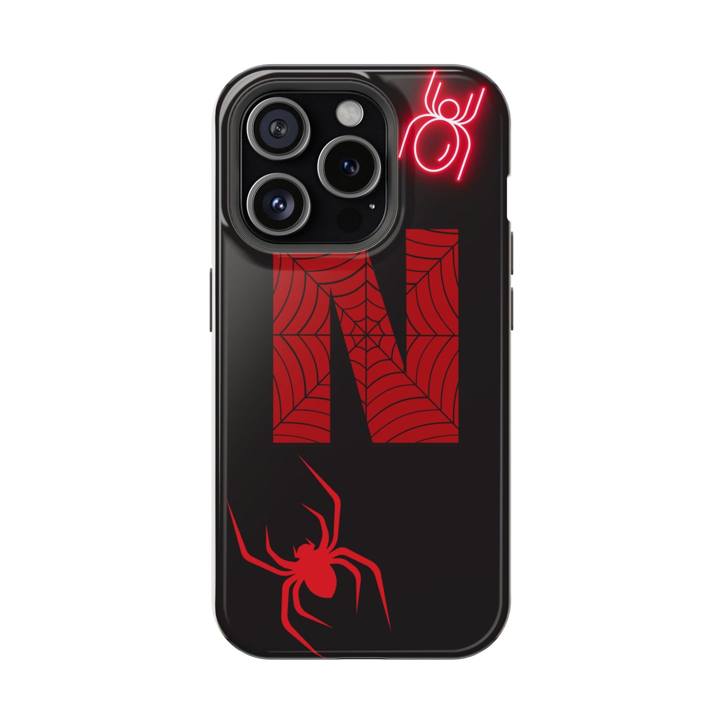 Spider-Design Impact Case for Netflix Lovers, Phone Cover, Gift for Movie Buffs, Halloween Accessory, Unique Phone Protector