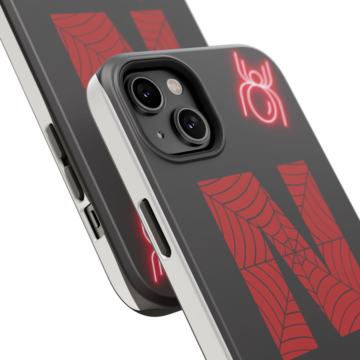 Spider-Design Impact Case for Netflix Lovers, Phone Cover, Gift for Movie Buffs, Halloween Accessory, Unique Phone Protector