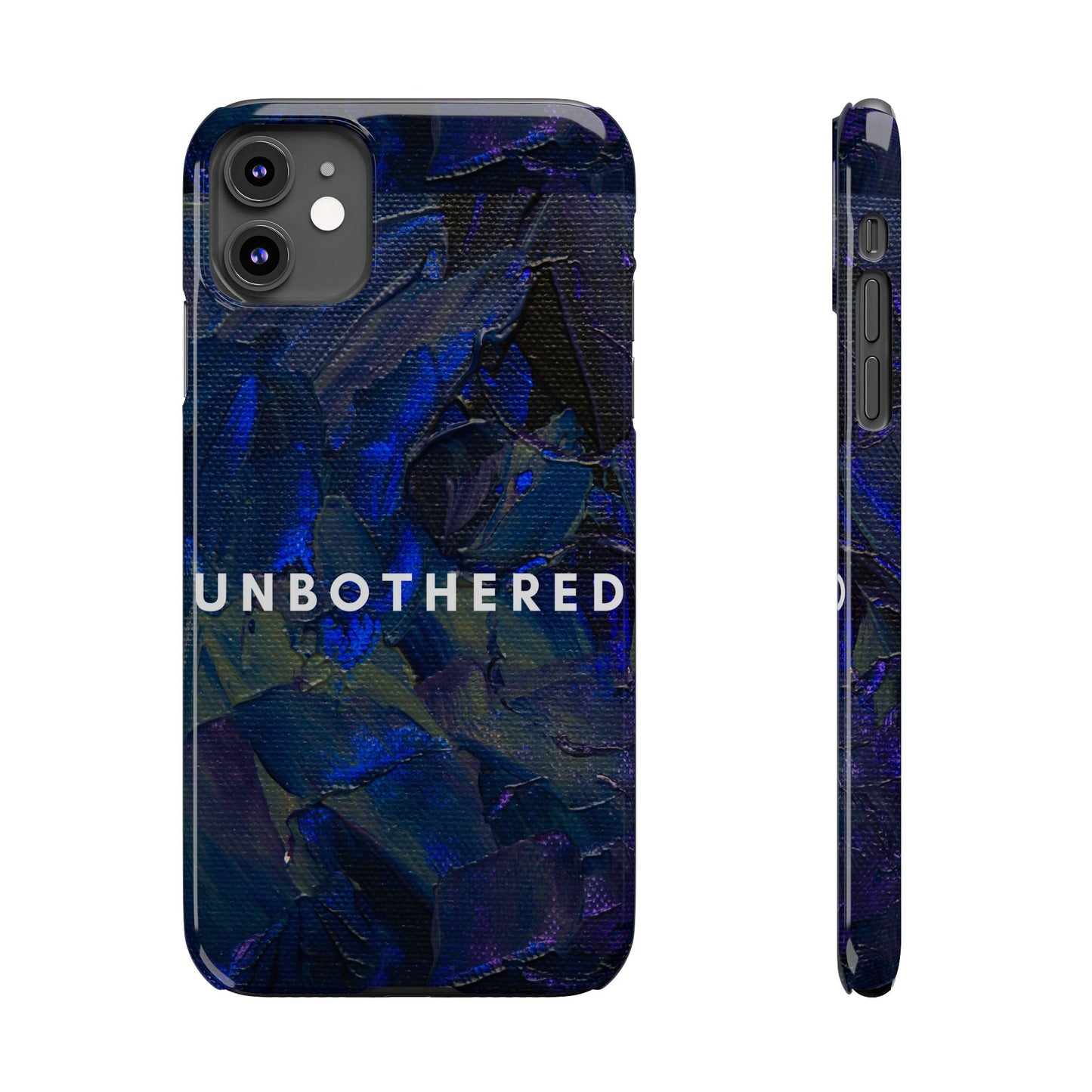 Unbothered Slim Phone Case - Stylish Accessory for Trendsetters, Gift for Minimalists, Phone Protector