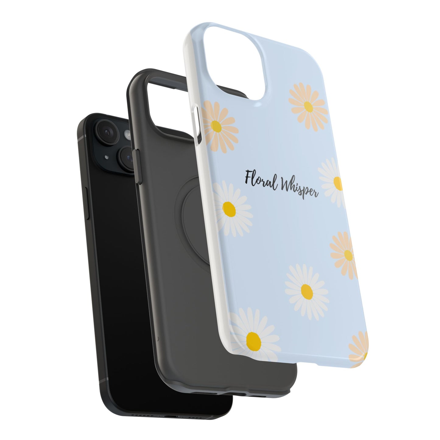 Floral Whisper Impact-Resistant Phone Case | Cute Floral Design, Summer Gift, Durable Phone Accessory, Nature Lover's Case, Protective Cover